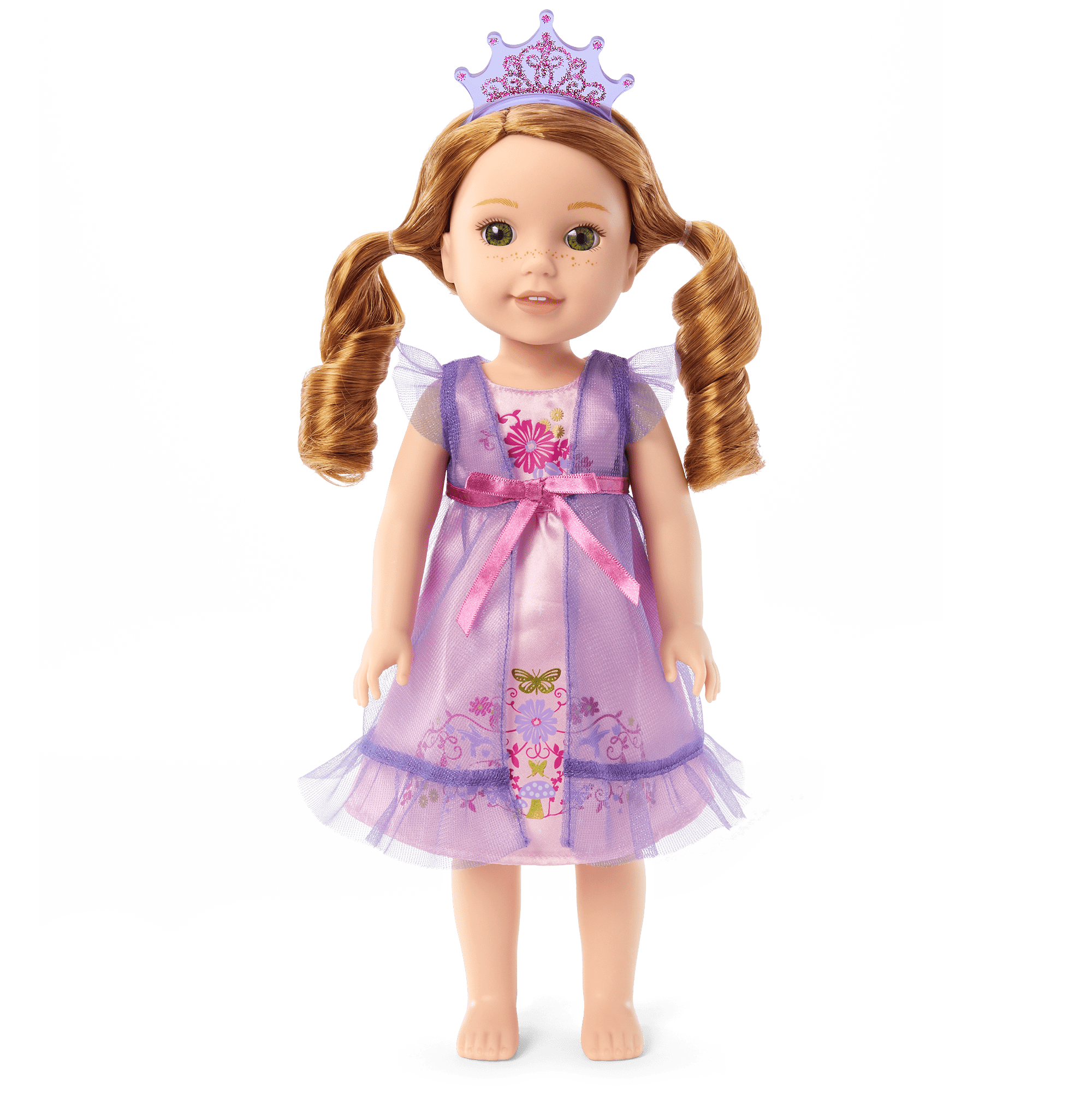 Royal Ruffles Nightie & Pegeen™ Bundle (WellieWishers™)