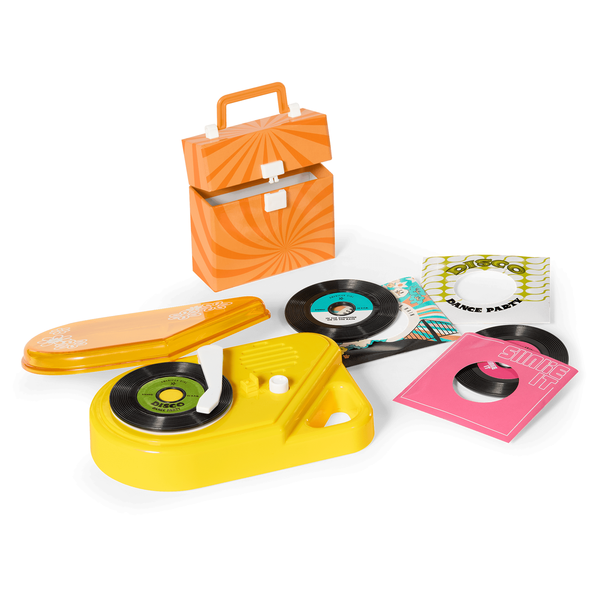 Julie’s™ Record Player & Accessories for 18-inch Dolls (Historical Characters)