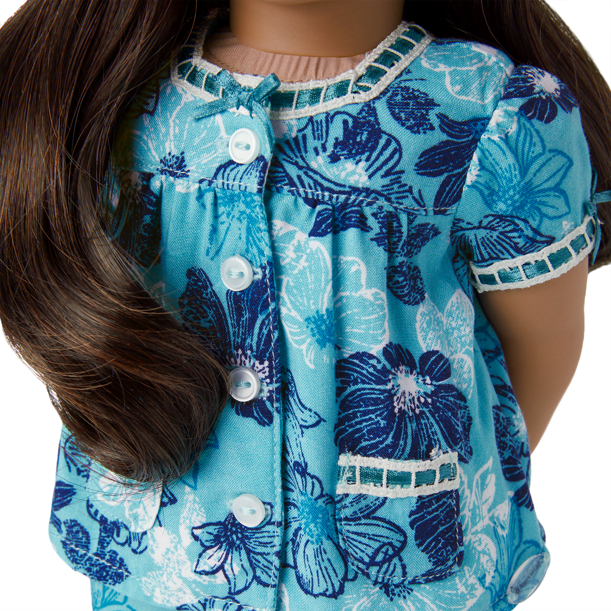 Nanea’s™ Floral Pajamas for 18-inch Dolls (Historical Characters)