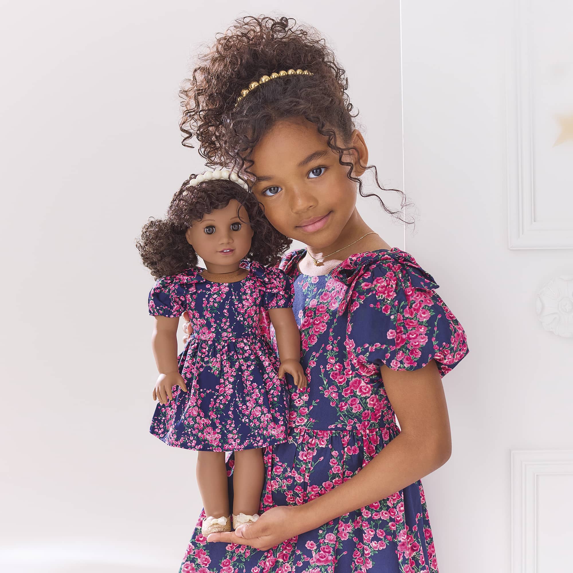 American Girl® x Janie and Jack Rosy Cascade Party Dress for Girls & 18-inch Dolls
