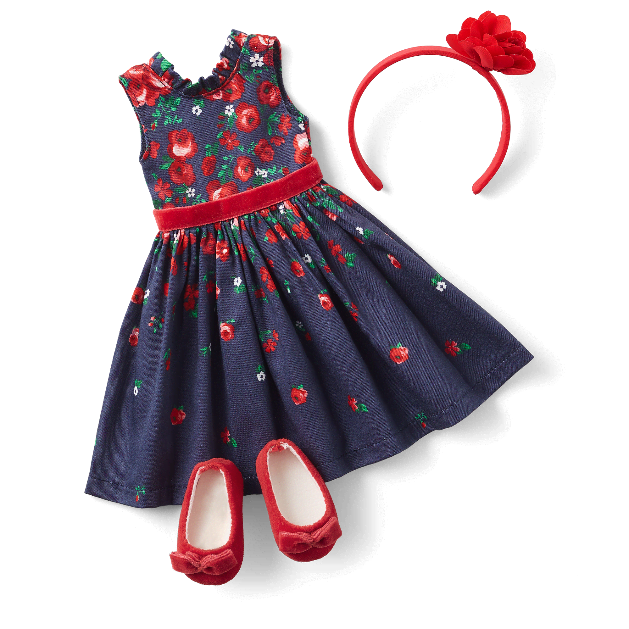 American Girl® x Janie and Jack Wrapped in Roses Party Dress for WellieWishers™ Dolls