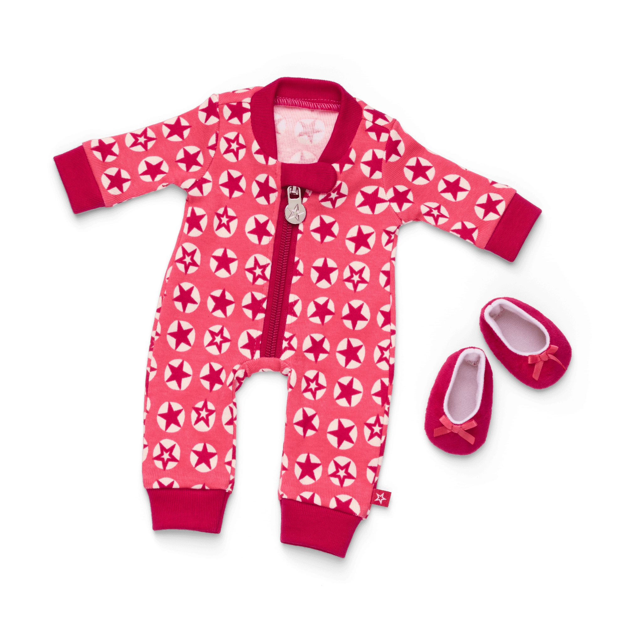 American Girl® x Hanna Andersson Berry Bright Stars Pajamas for Little Girls & Bitty Baby® Dolls