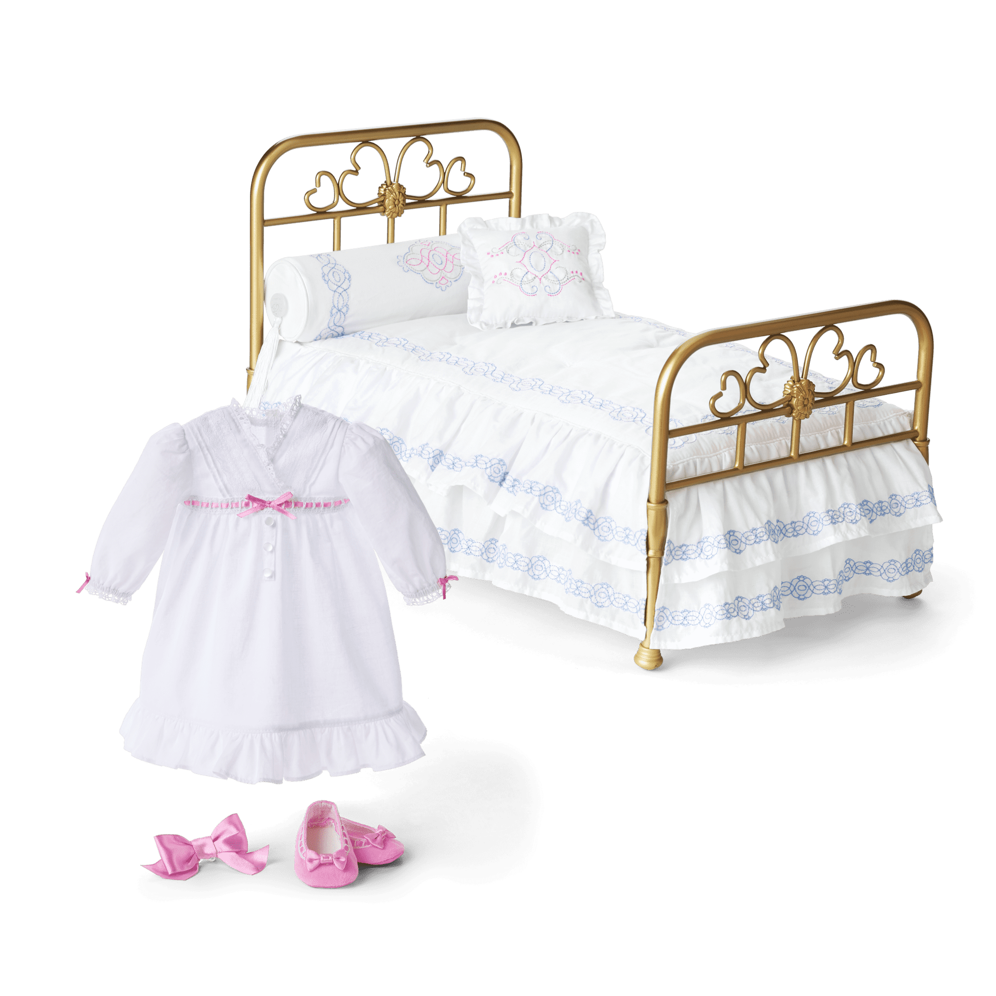 Rebecca’s™ Bed & Bedding for 18-inch Dolls (Historical Characters)