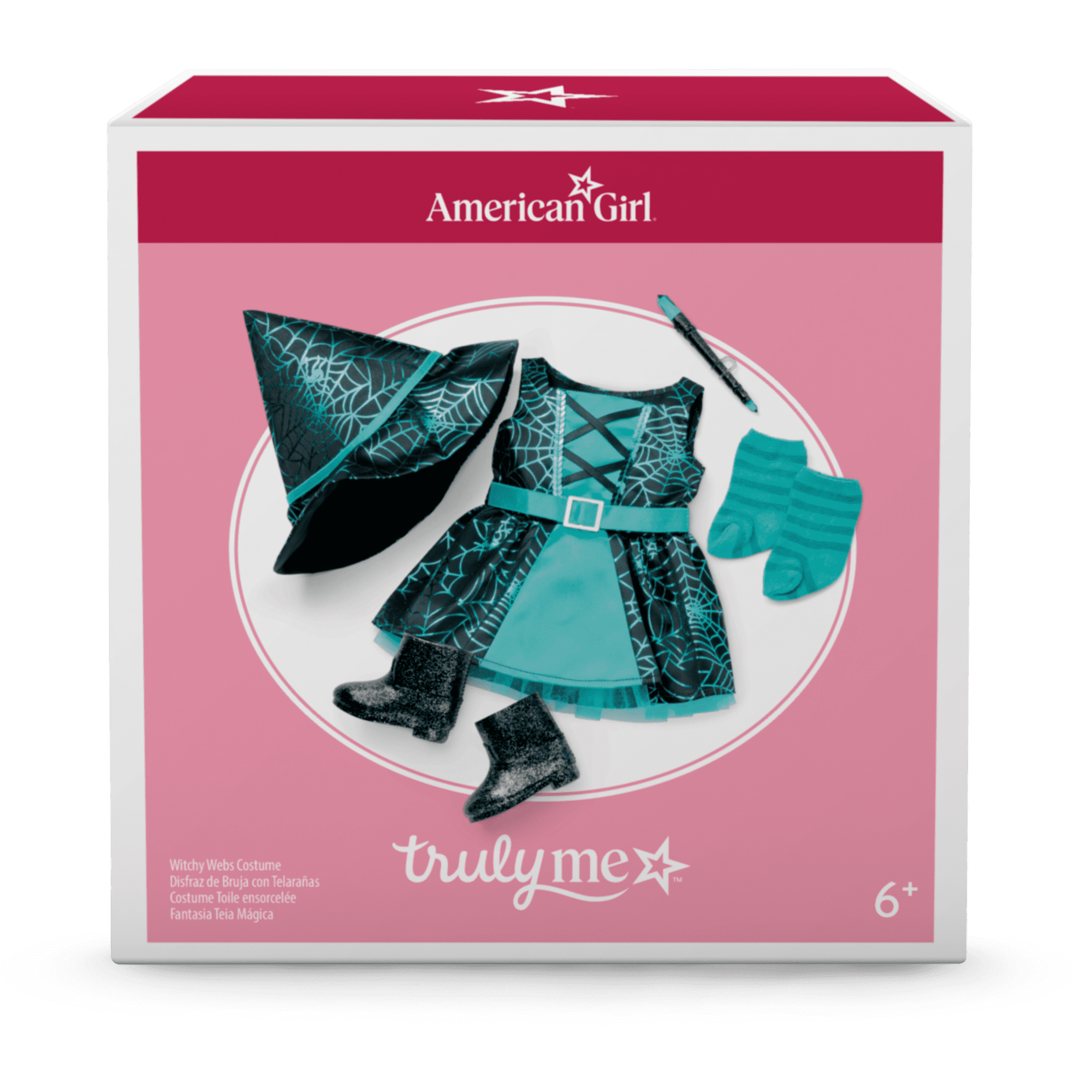 Witchy Webs Costume for 18-inch Dolls