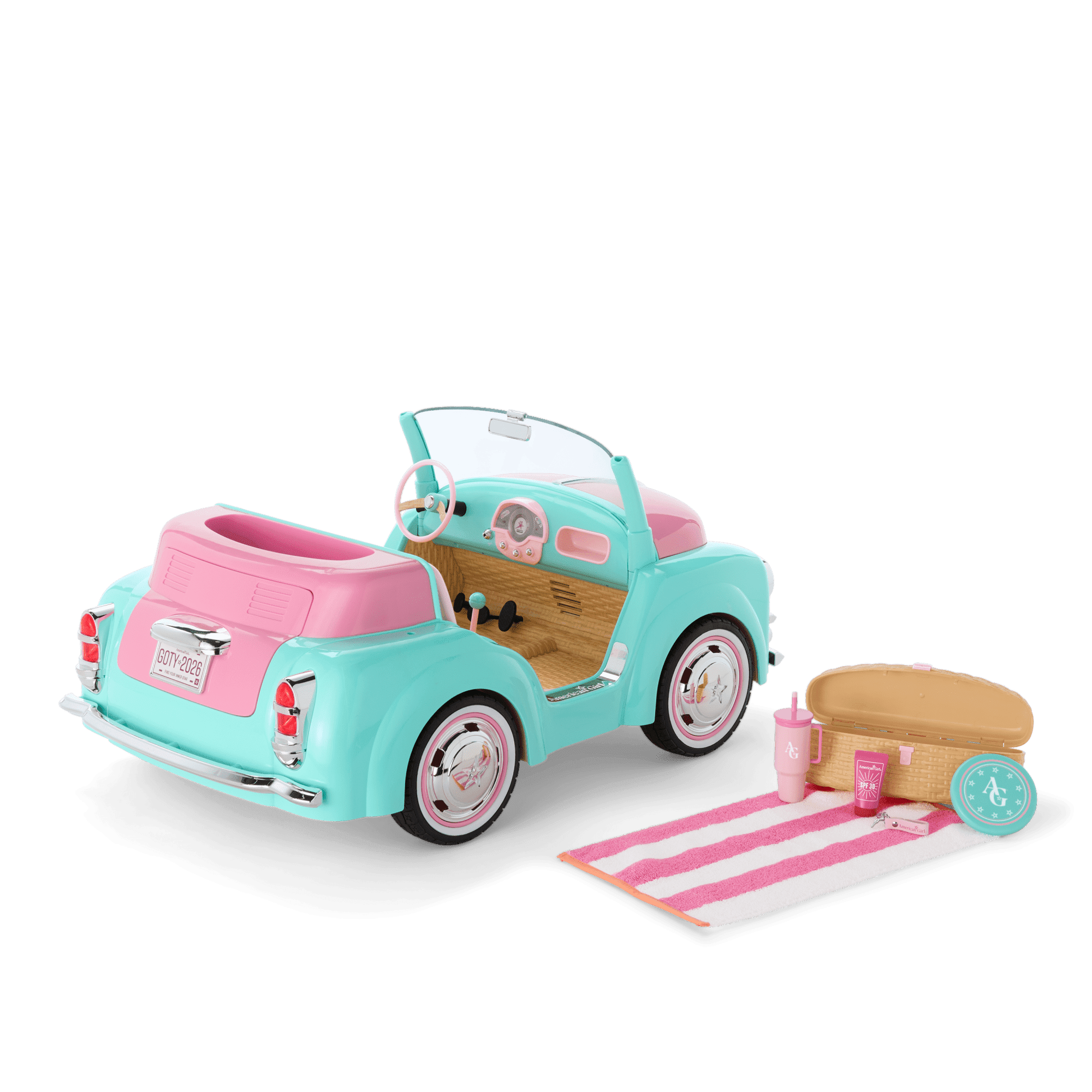Raquel's™ Seaside Car for 18-inch Dolls (Girl of the Year™ 2026)
