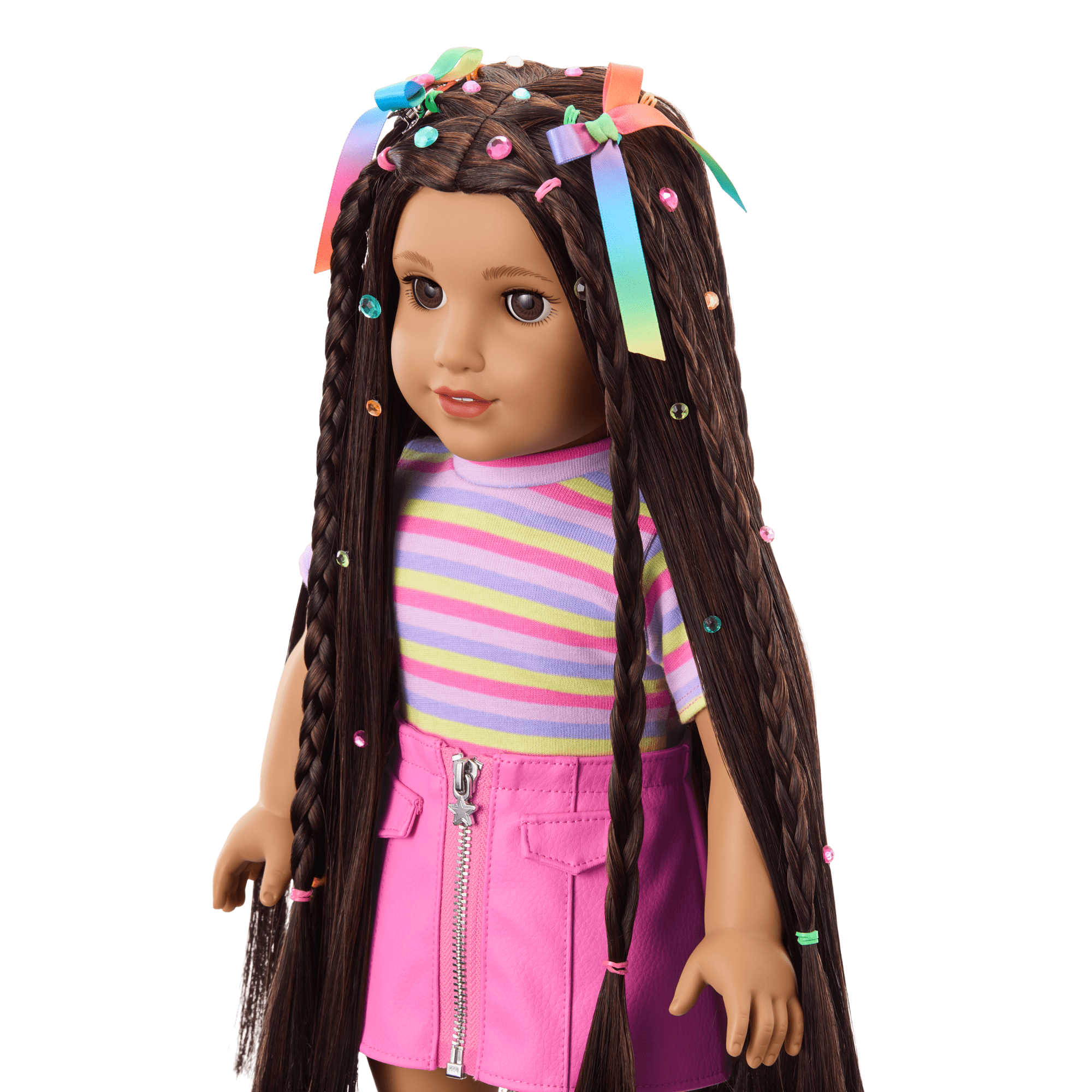 Long Hair Looks™ by Truly Me™ 18-inch Doll #135 & hair accessories
