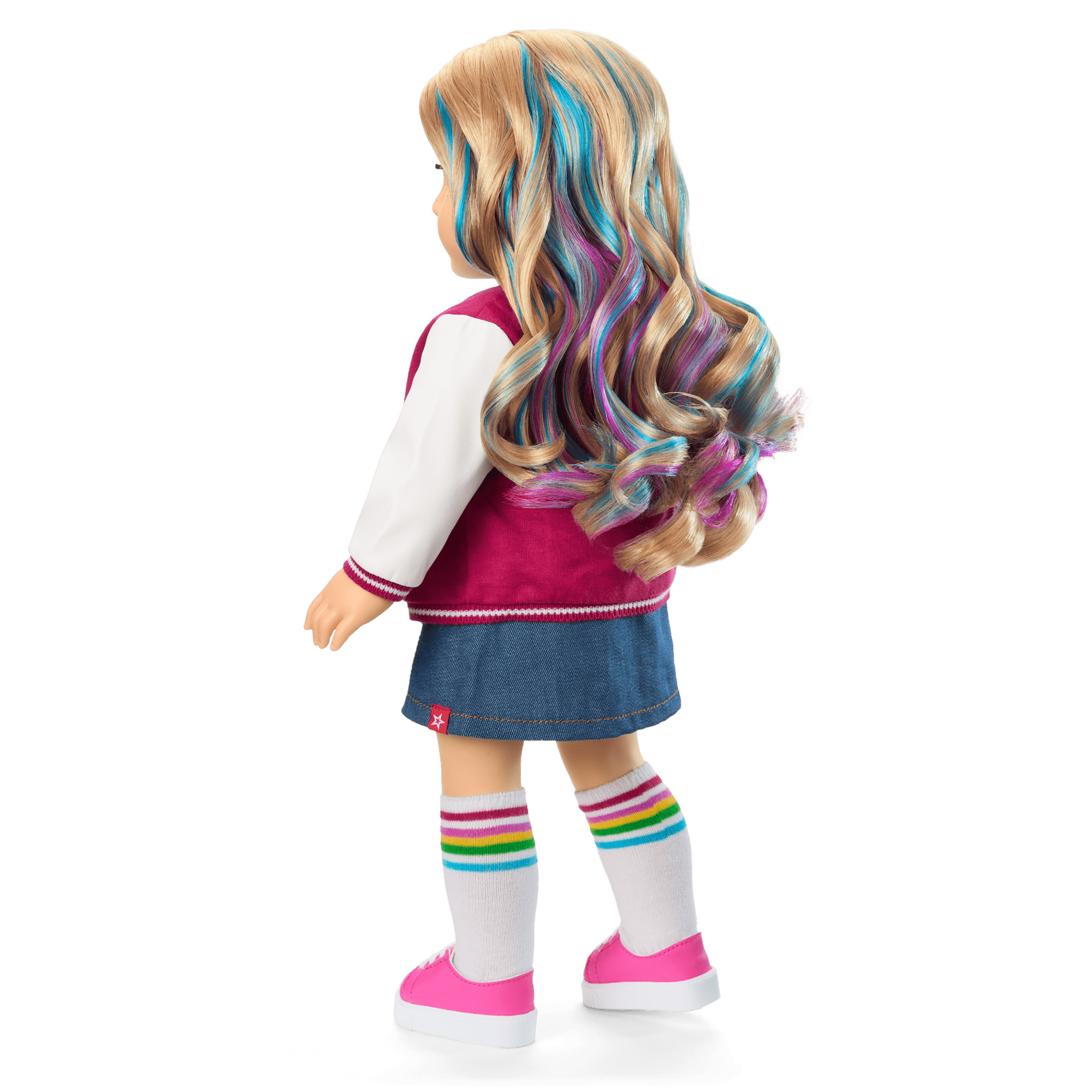 Truly Me™ 18-inch Doll #110 with wavy blonde hair