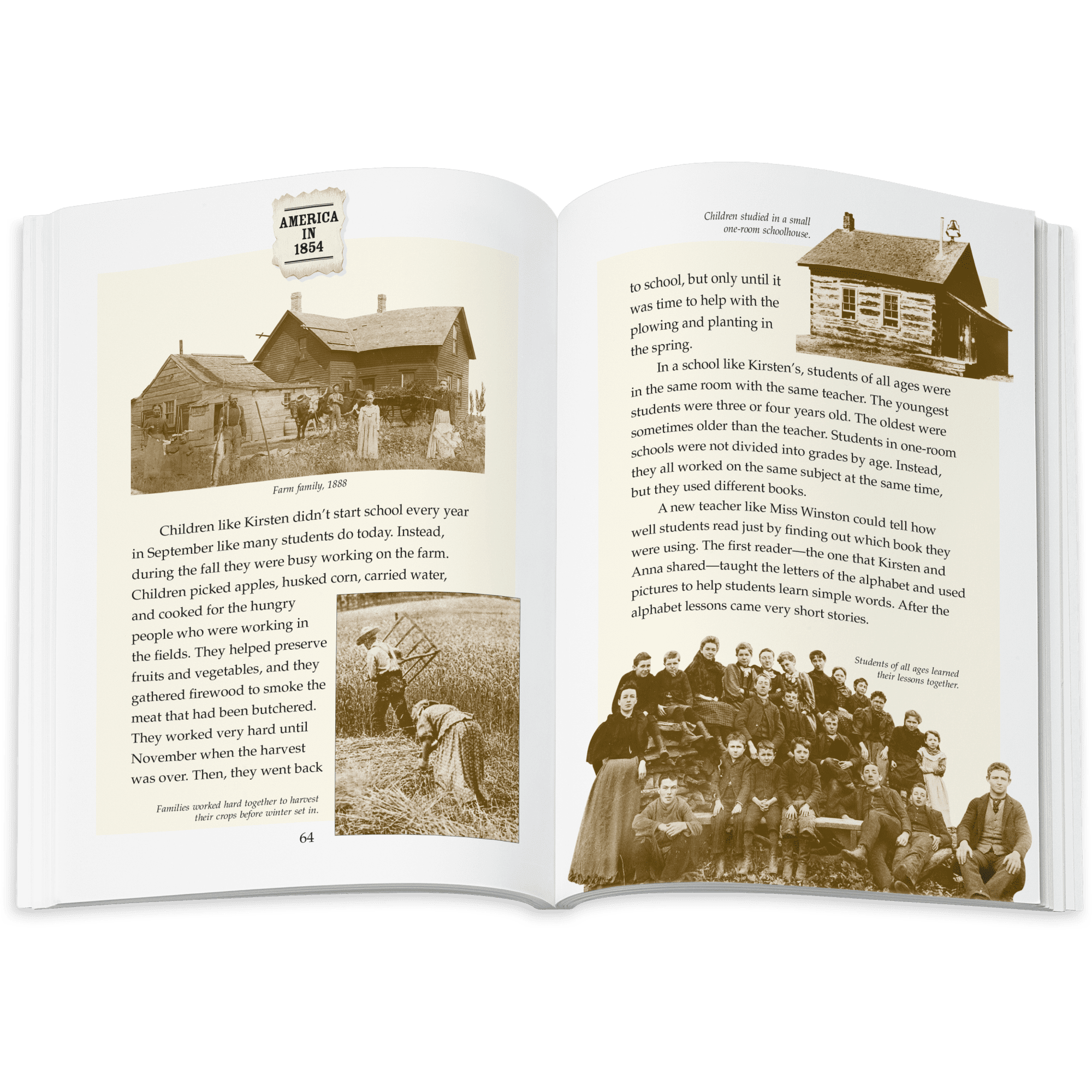 Kirsten’s™ School Outfit & Book (Historical Characters)