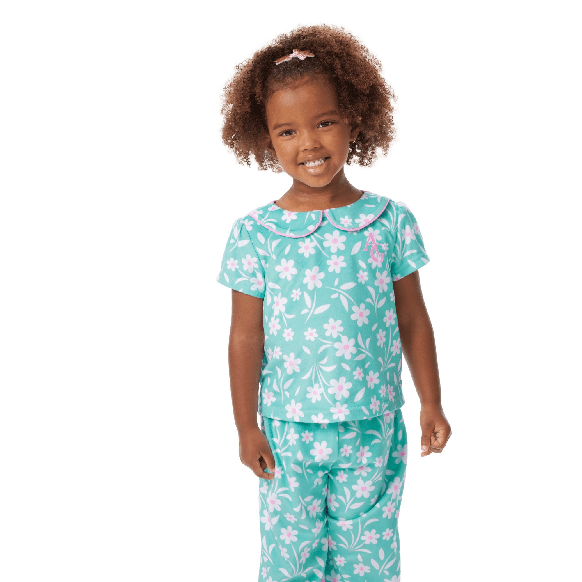 Flower Fun PJs for Little Girls & Bitty Baby® Dolls