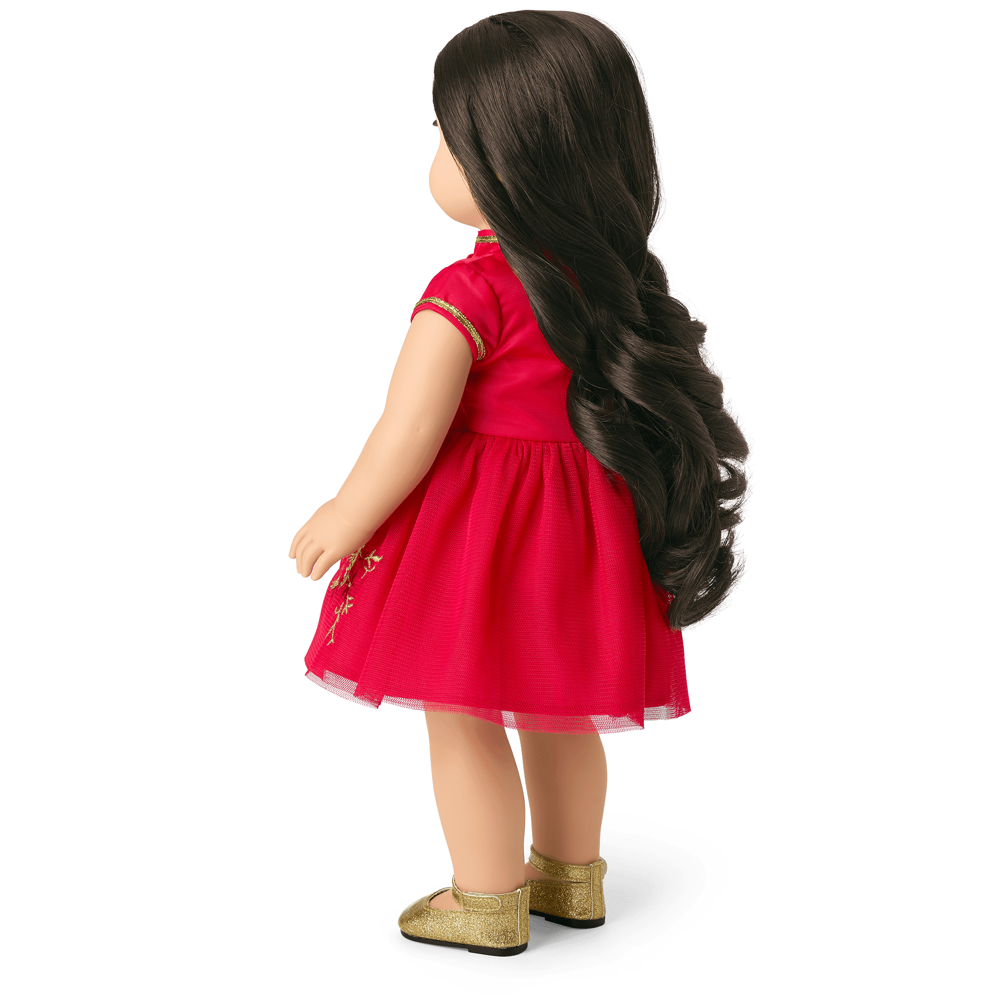 Lunar New Year's Celebration Outfit for 18-inch Dolls