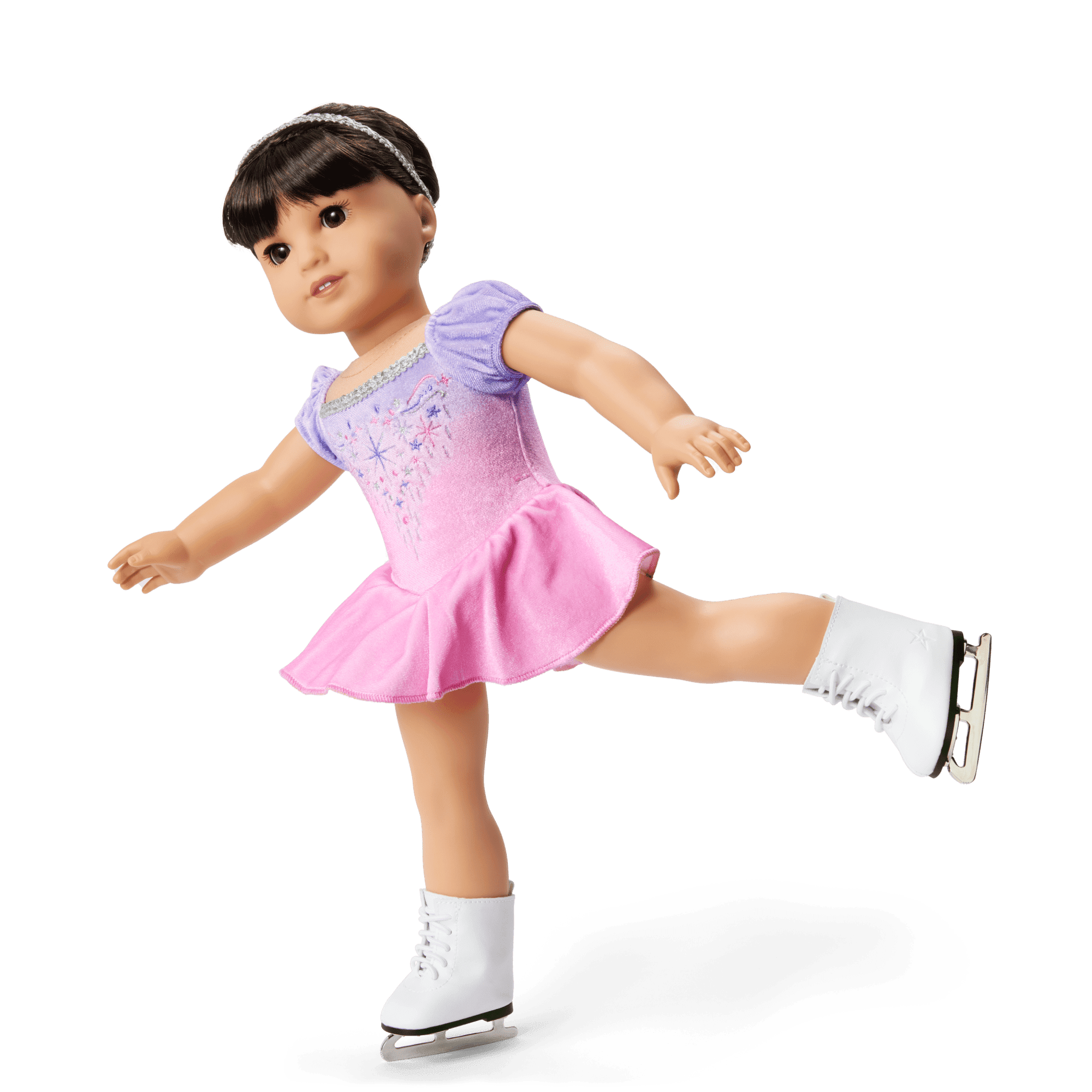 Spin in Style Figure-Skating Outfit for 18-inch Dolls