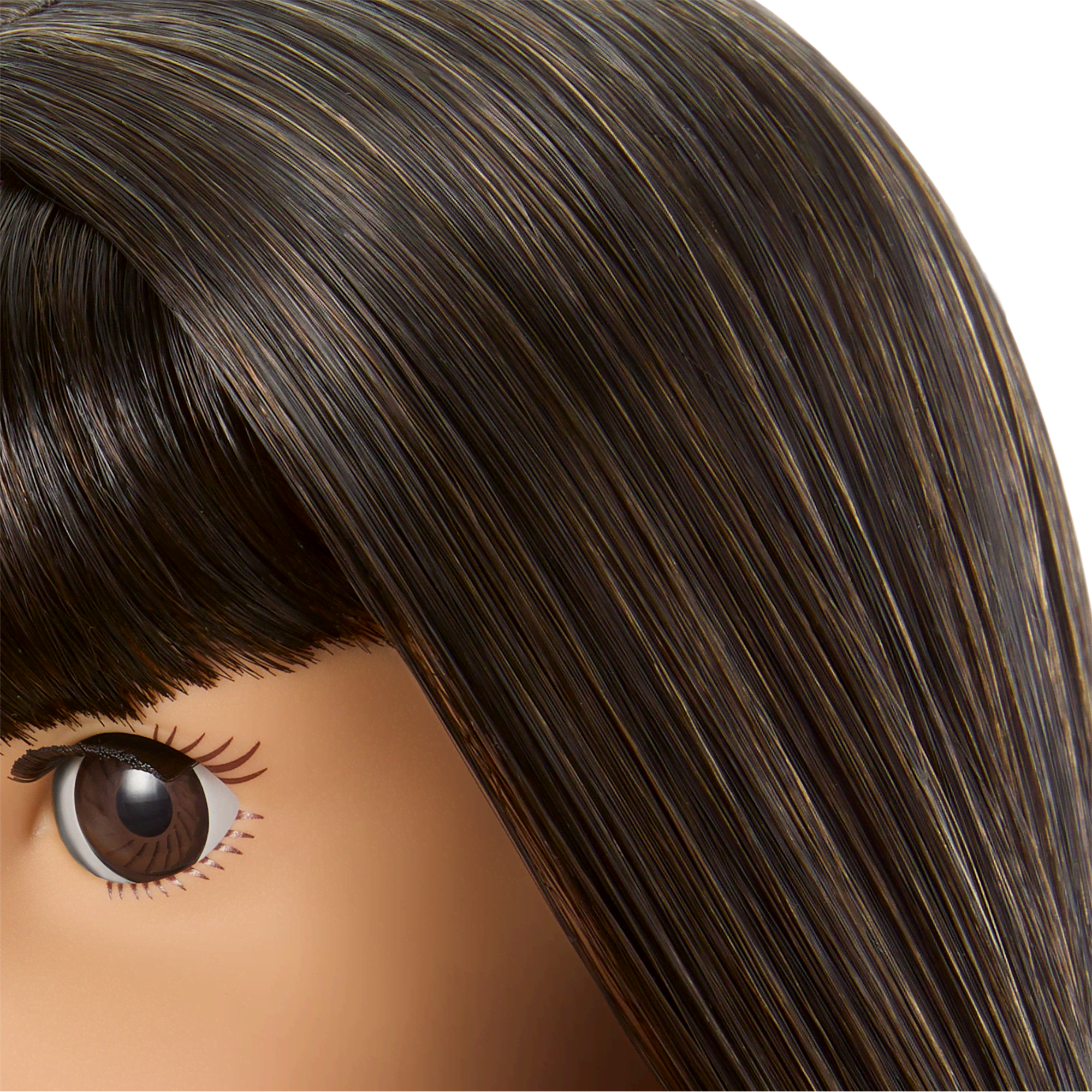 Truly Me™ 18-inch Doll #130 with straight black-brown hair