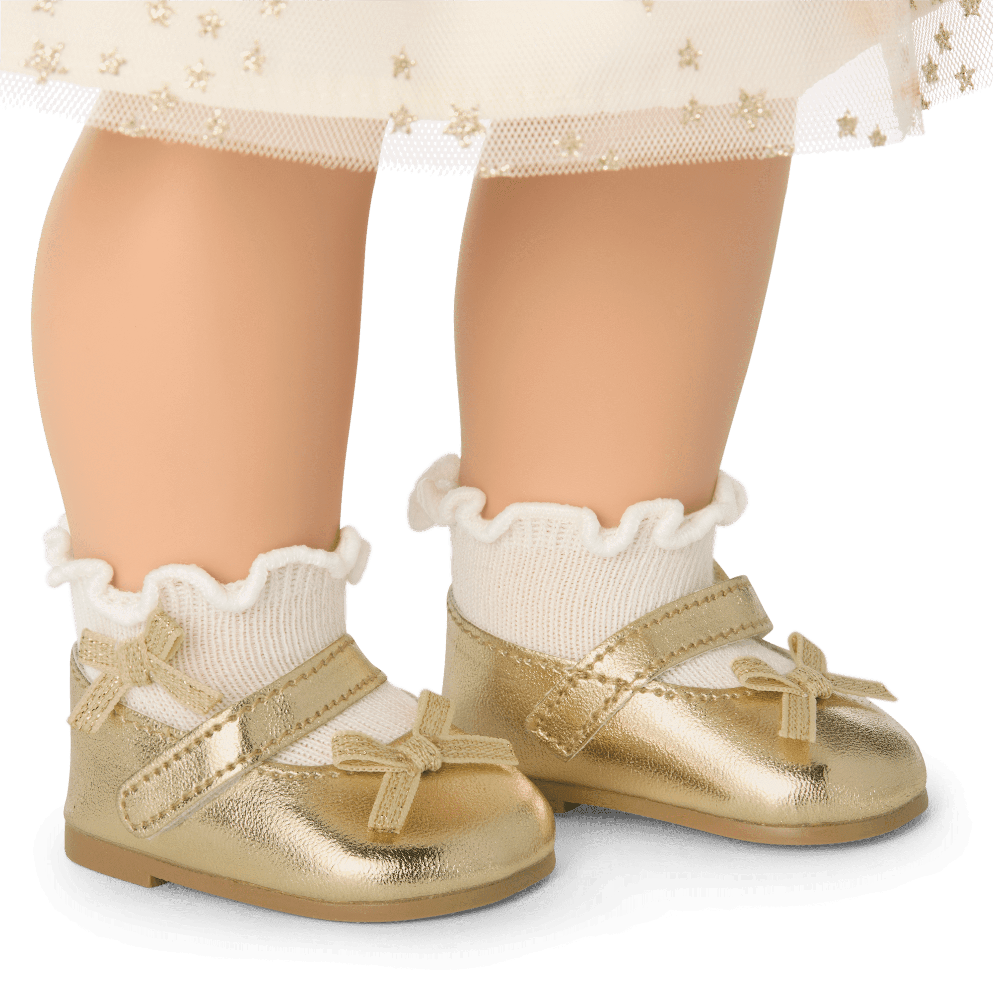 American Girl® x Janie and Jack Sparkly Cream Celebration Dress for 18-inch Dolls