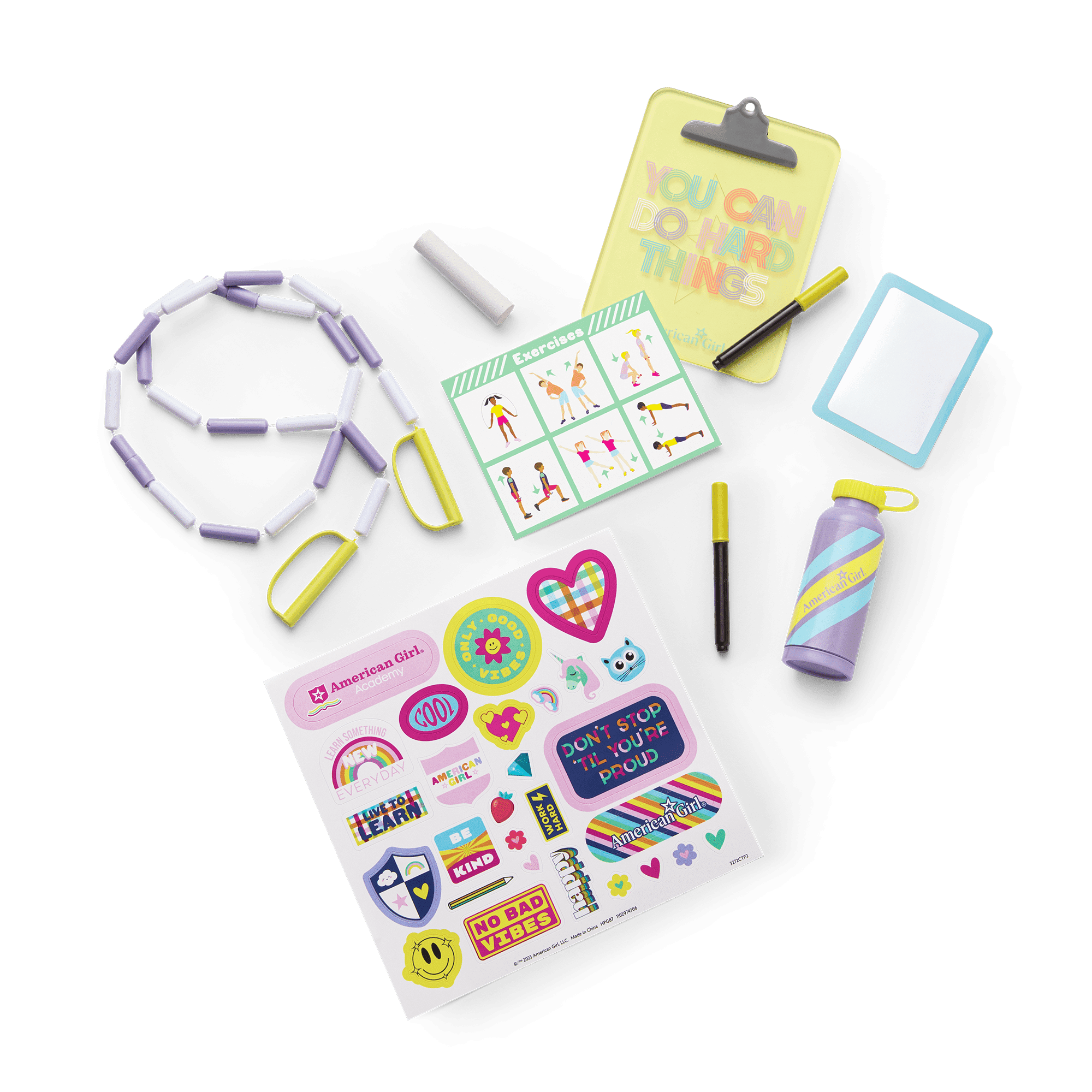 Colorful Cubbies Locker Set for 18-inch Dolls