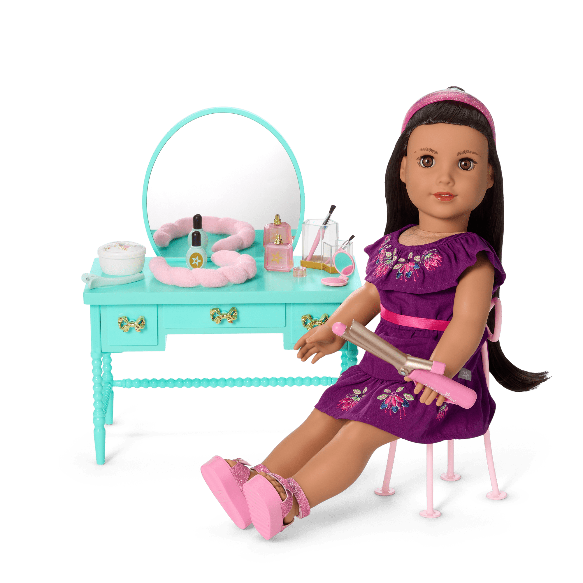 Raquel’s™ Vintage Vanity for 18-inch Dolls (Girl of the Year™ 2026)