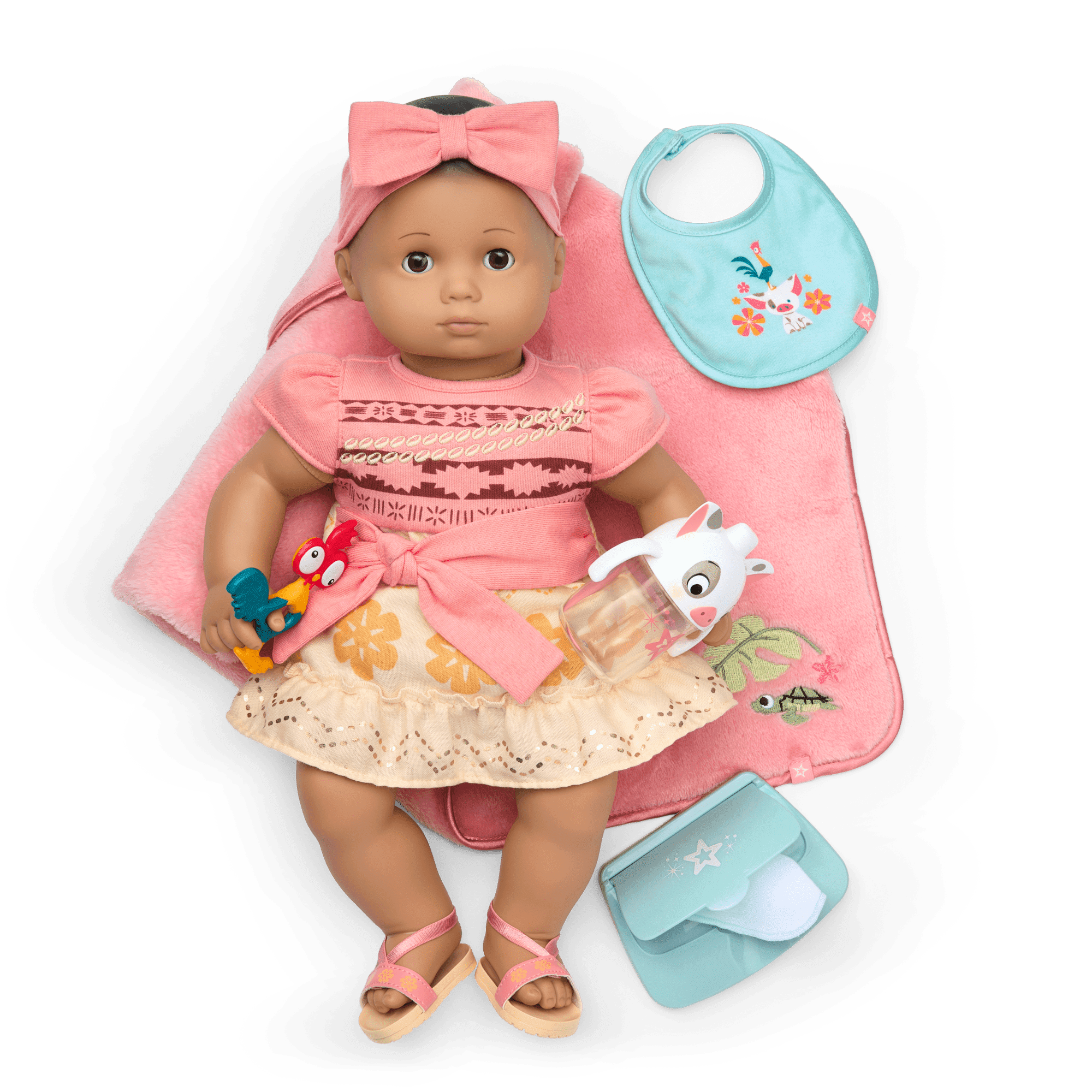 Disney Princess Moana Cuddle & Care Set with Bitty Baby® Doll by American Girl®