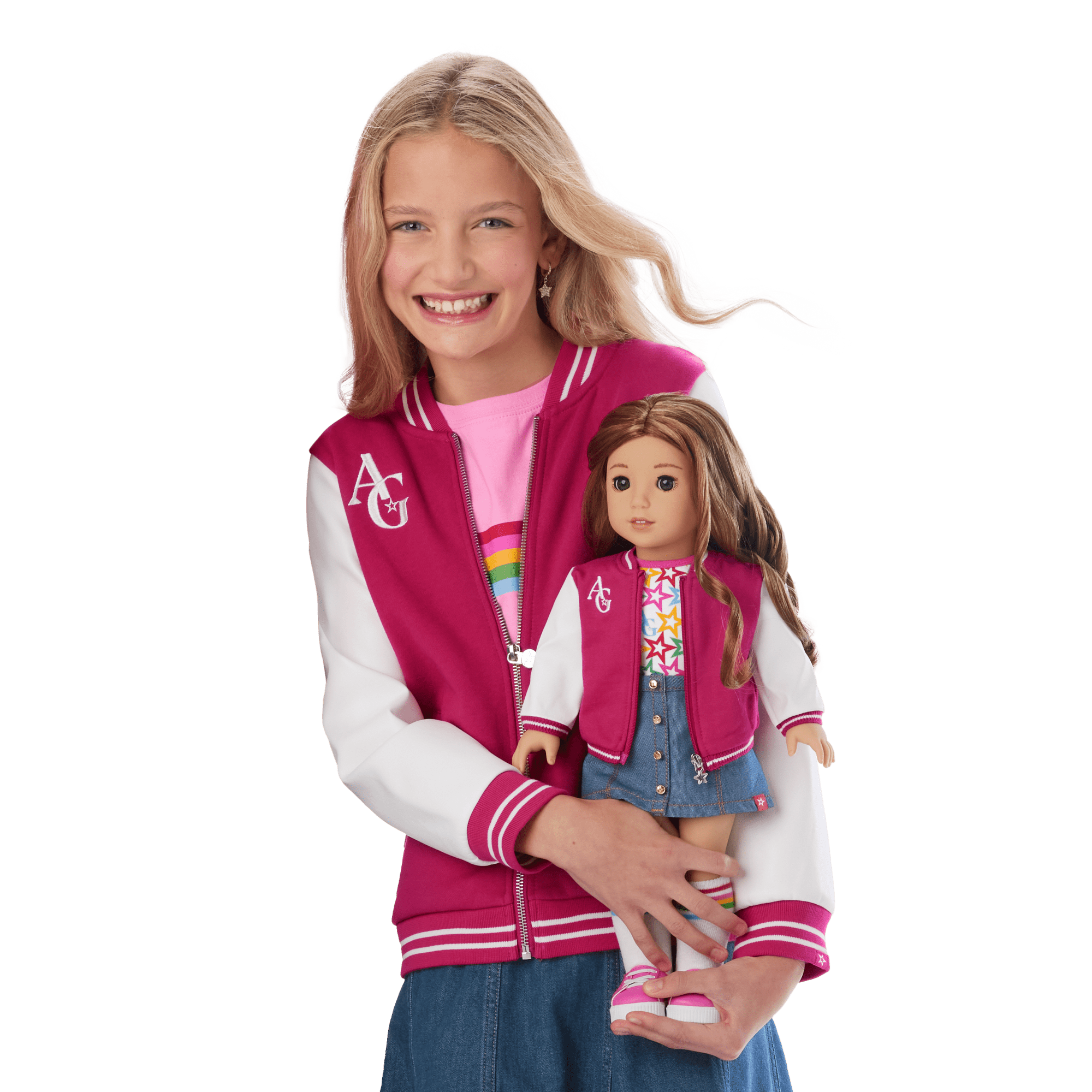 AG™ Star Squad Varsity Jacket for Girls