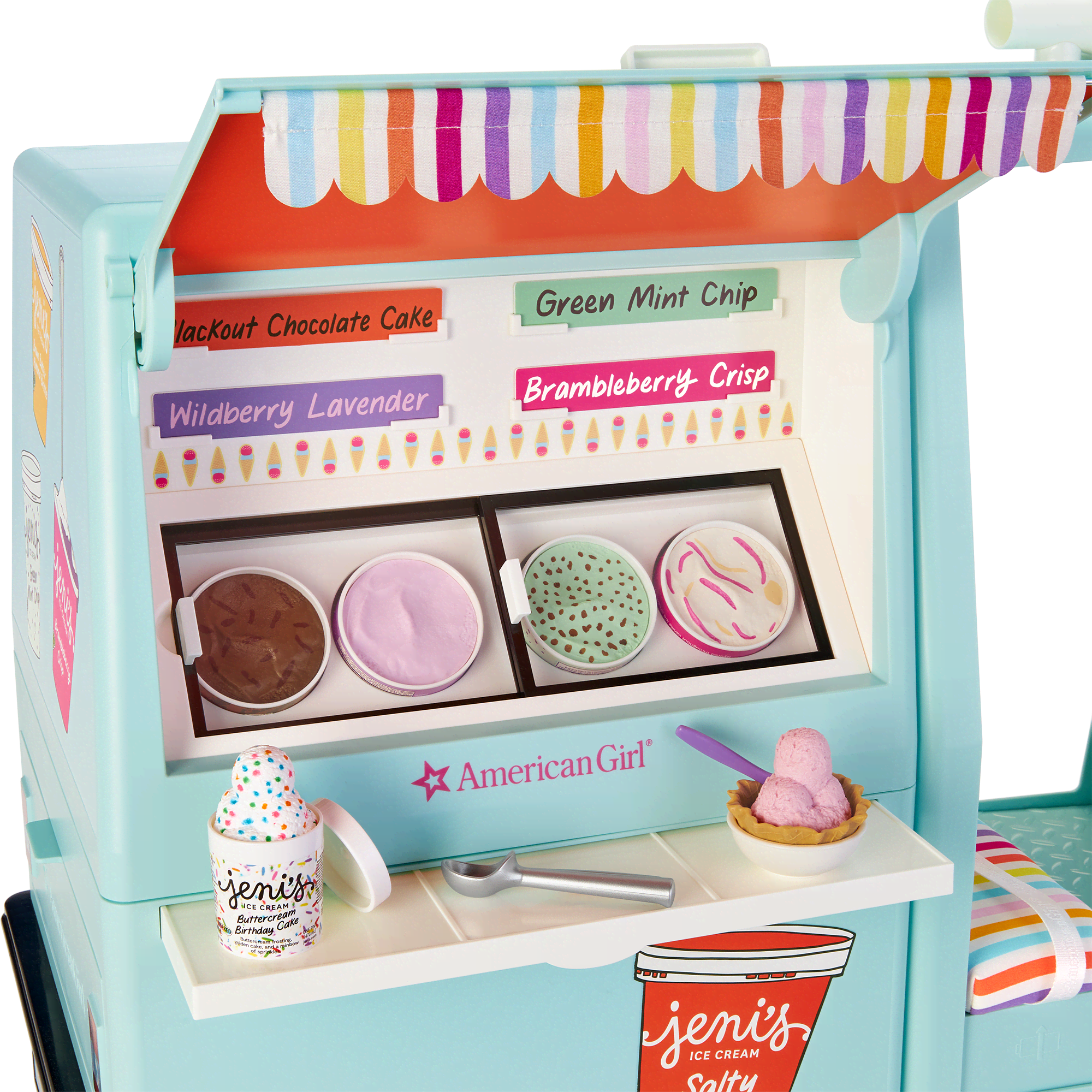 Jeni s Full of Flavor Ice Cream Truck for Dolls American Girl