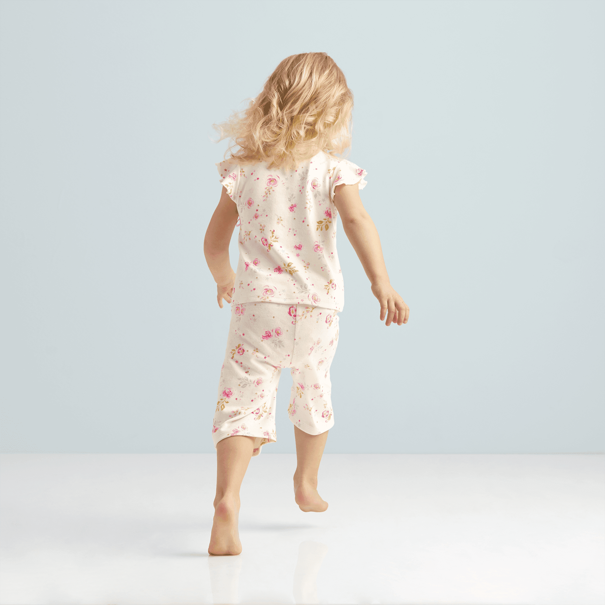 Beautiful Blooms Pajamas for Little Girls