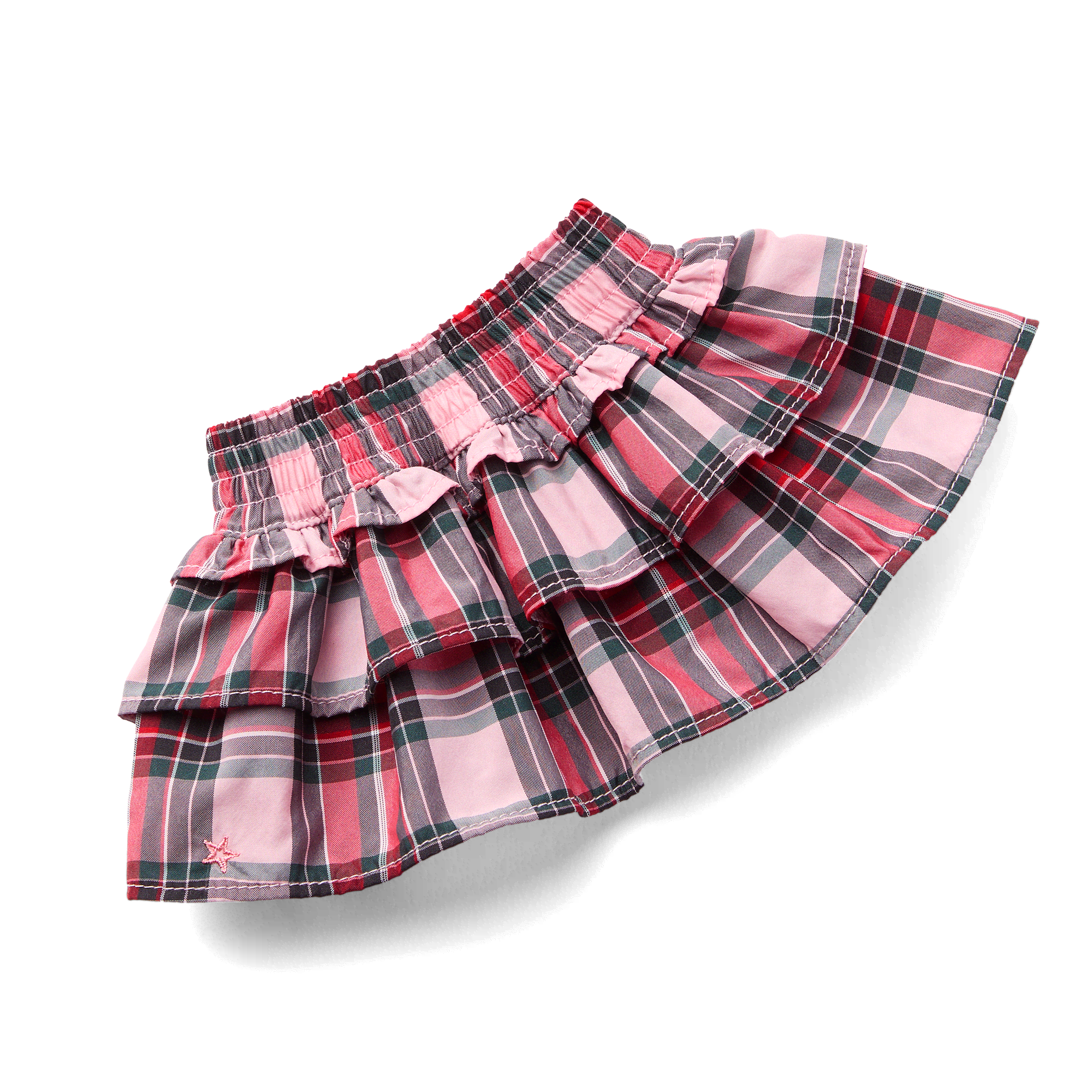 American Girl x Janie and Jack Holiday Plaid Skirt for Dolls