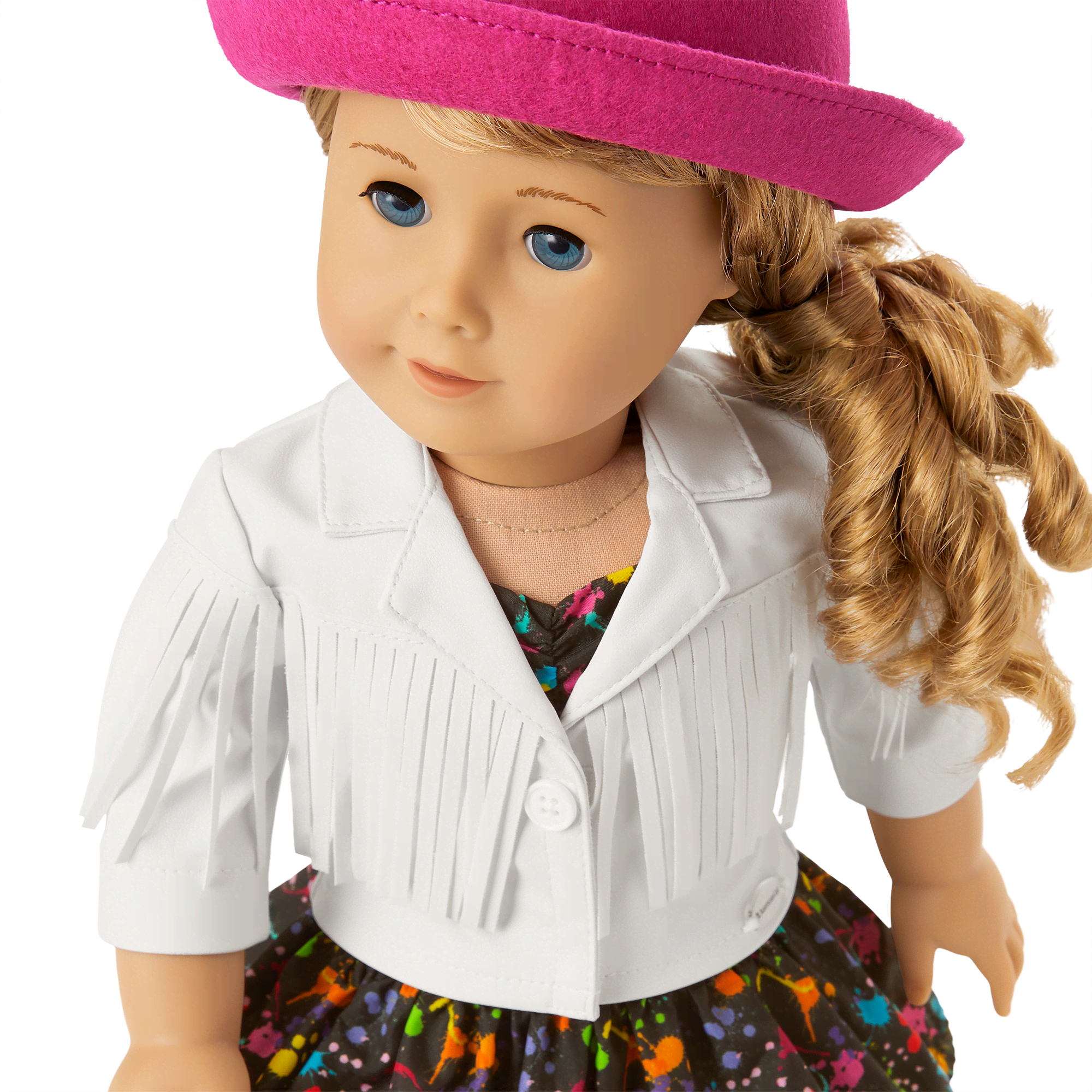 Courtney’s™ White Fringe Jacket for 18-inch Dolls (Historical Characters)
