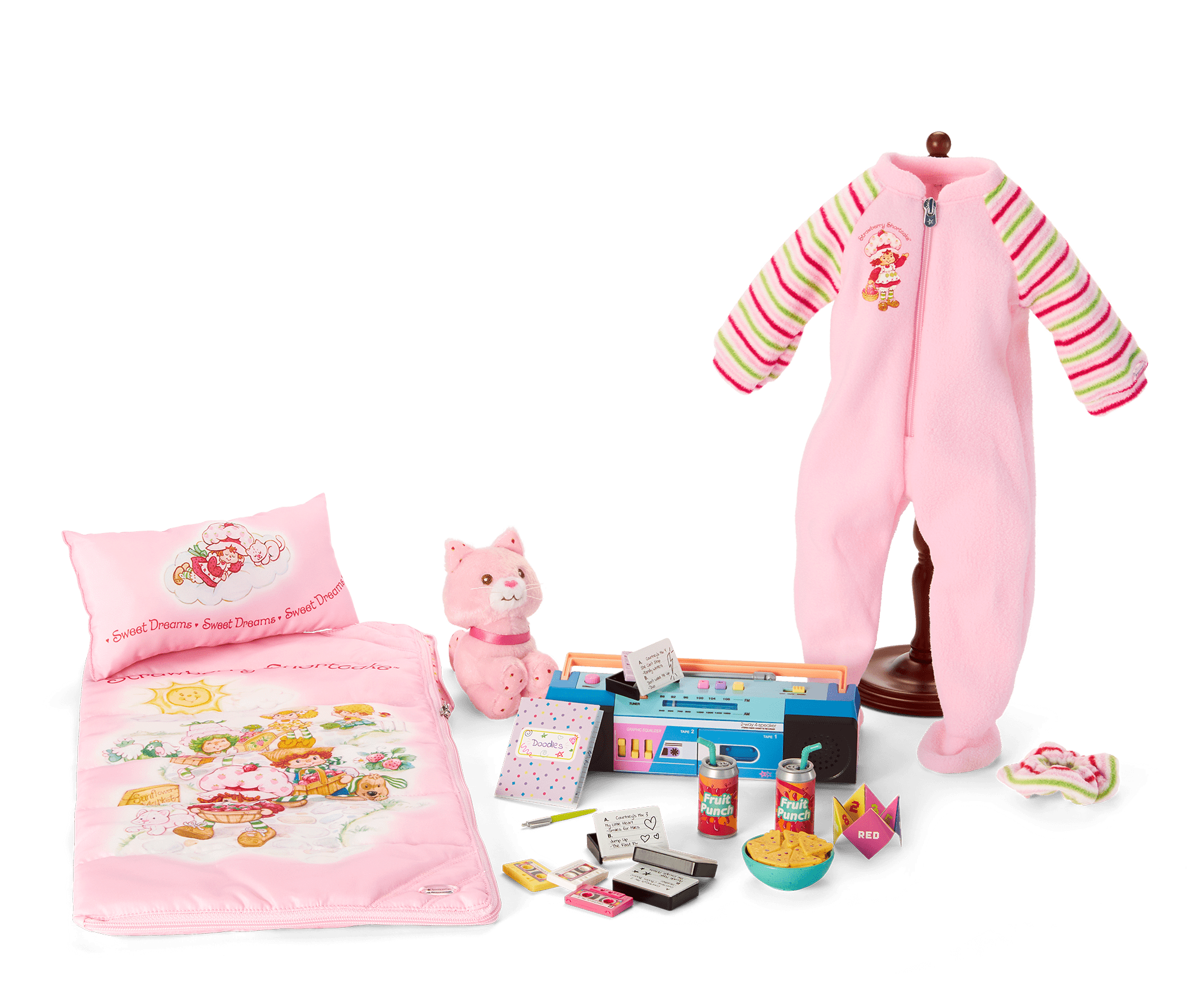 Courtney’s™ Strawberry Shortcake™ Sleepover Bundle (Historical Characters)