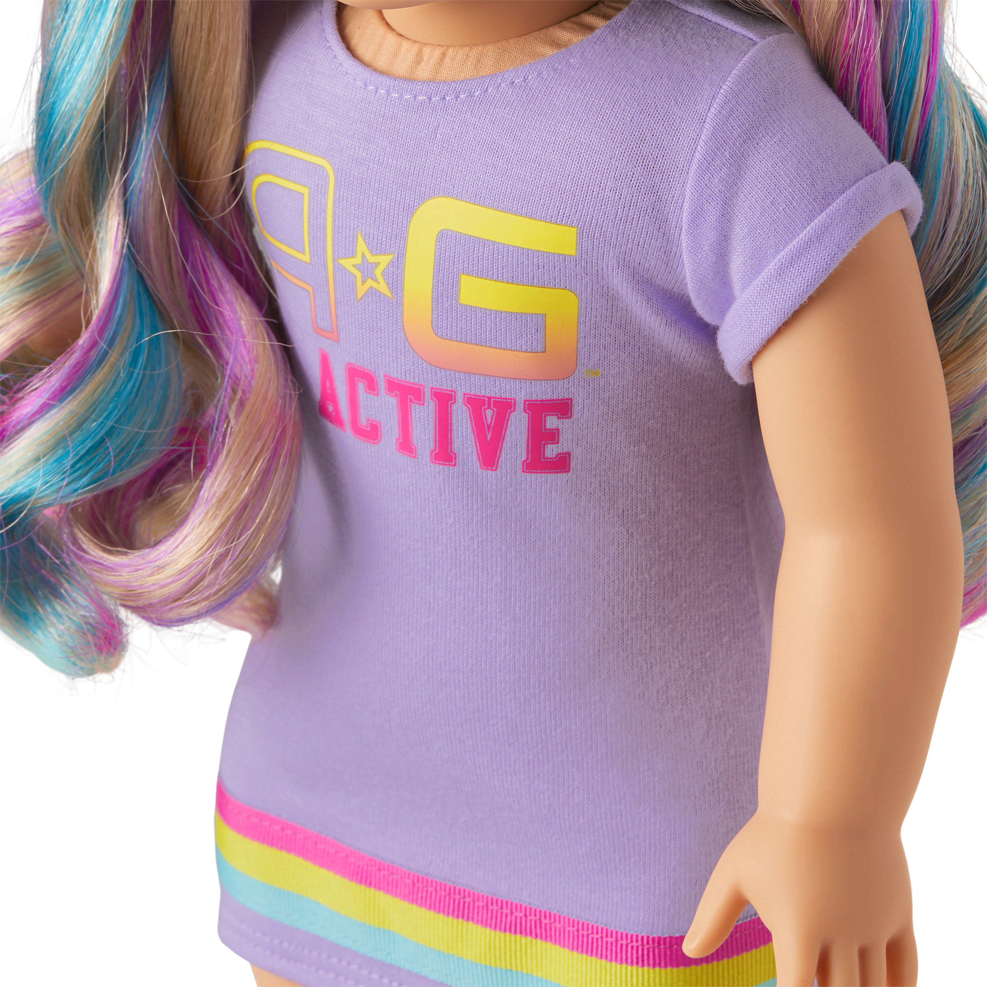 Truly Me™ 18-inch Doll #110 with wavy blonde hair