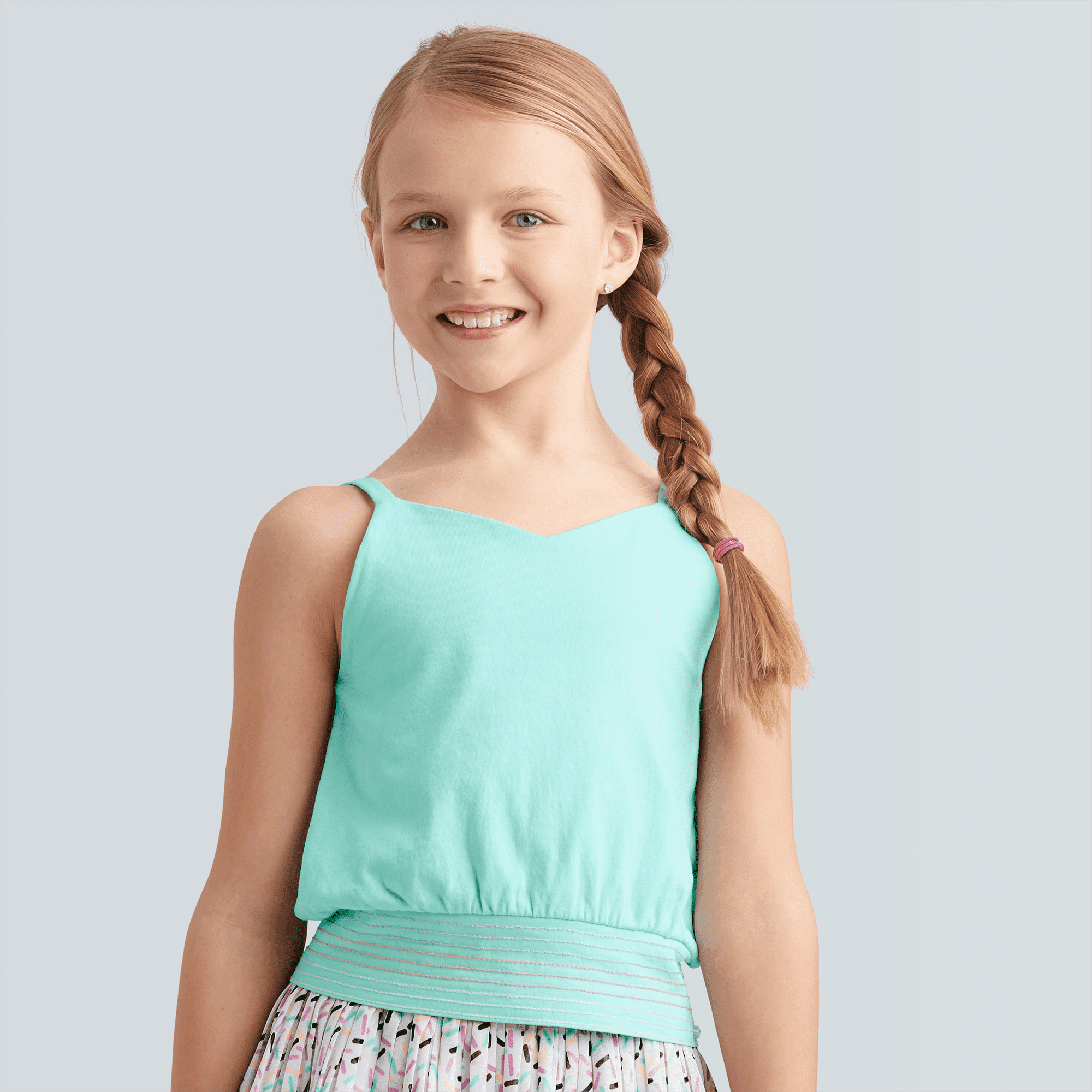 Minty Sweet Tank Top for Girls
