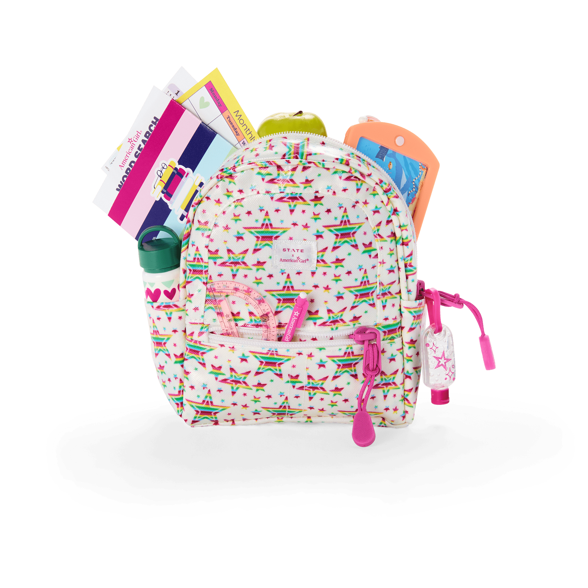 Star Student Backpack Set for 18 inch Dolls American Girl