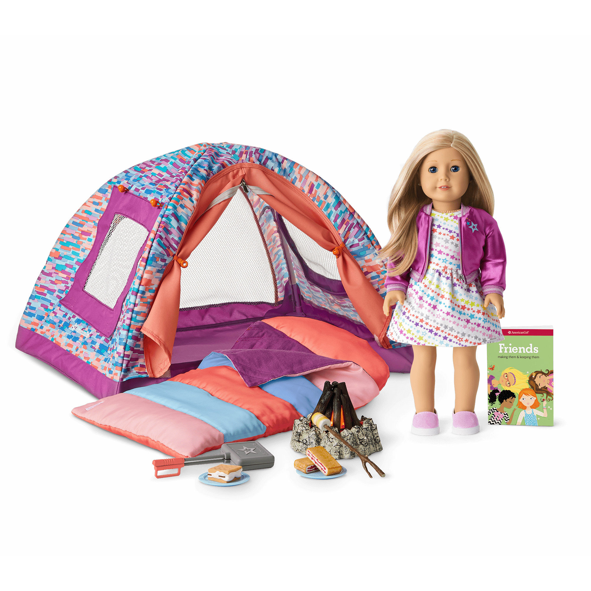 American girl doll camper set cheap