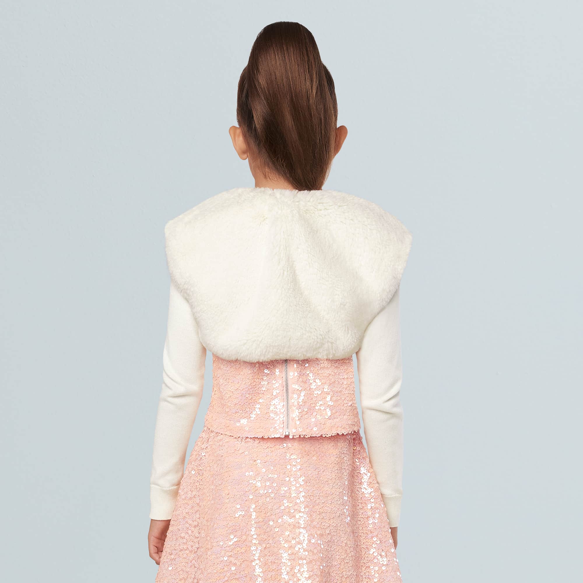 American Girl® x Something Navy Frosty Faux-Fur Shrug for Girls