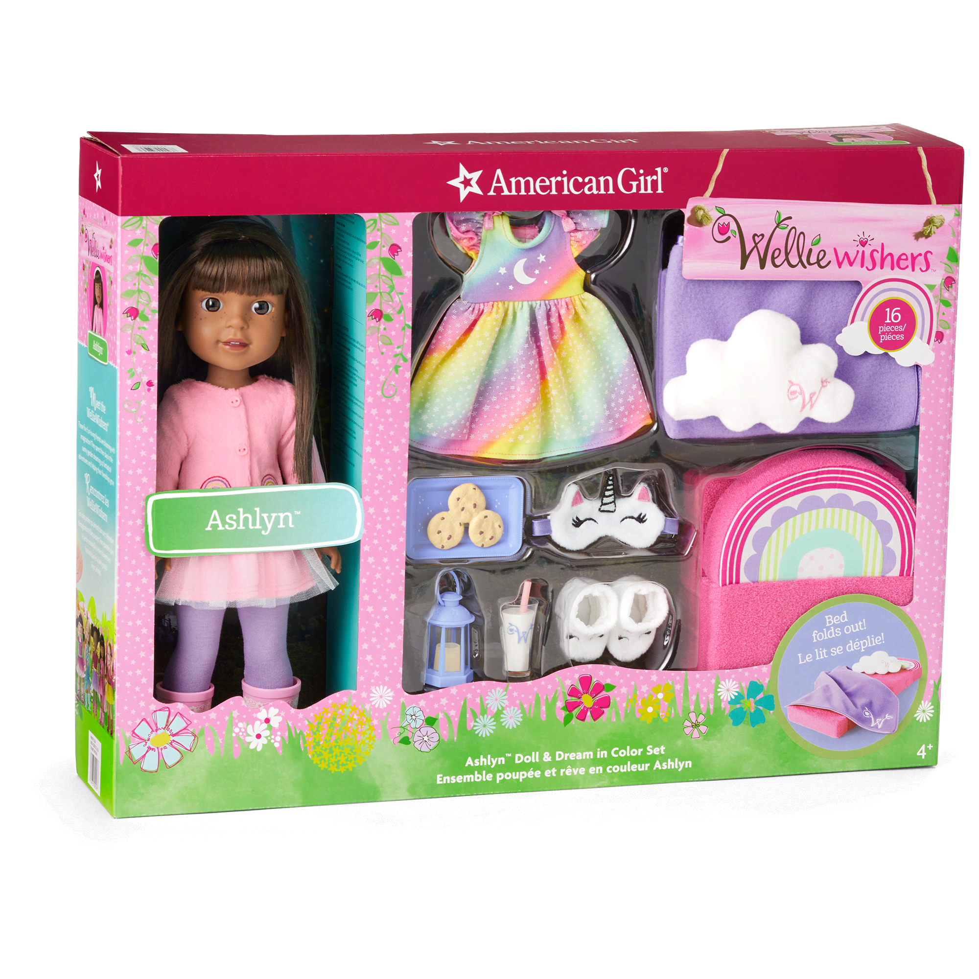 Ashlyn™ Doll & Dream in Color Set (WellieWishers™)