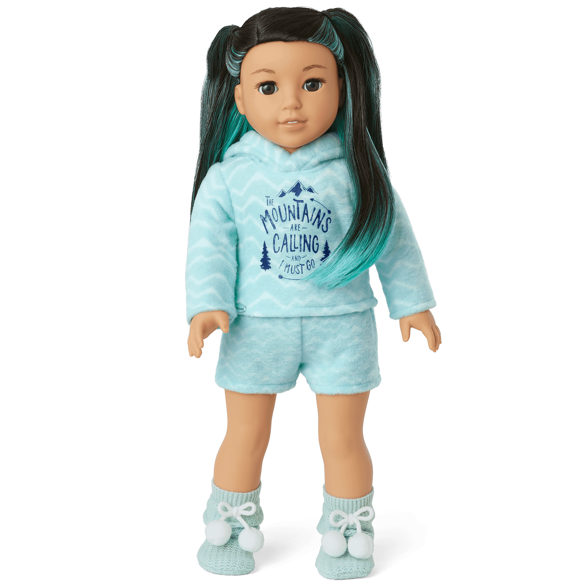 Corinne’s™ Powder Blue Pajamas for 18-inch Dolls