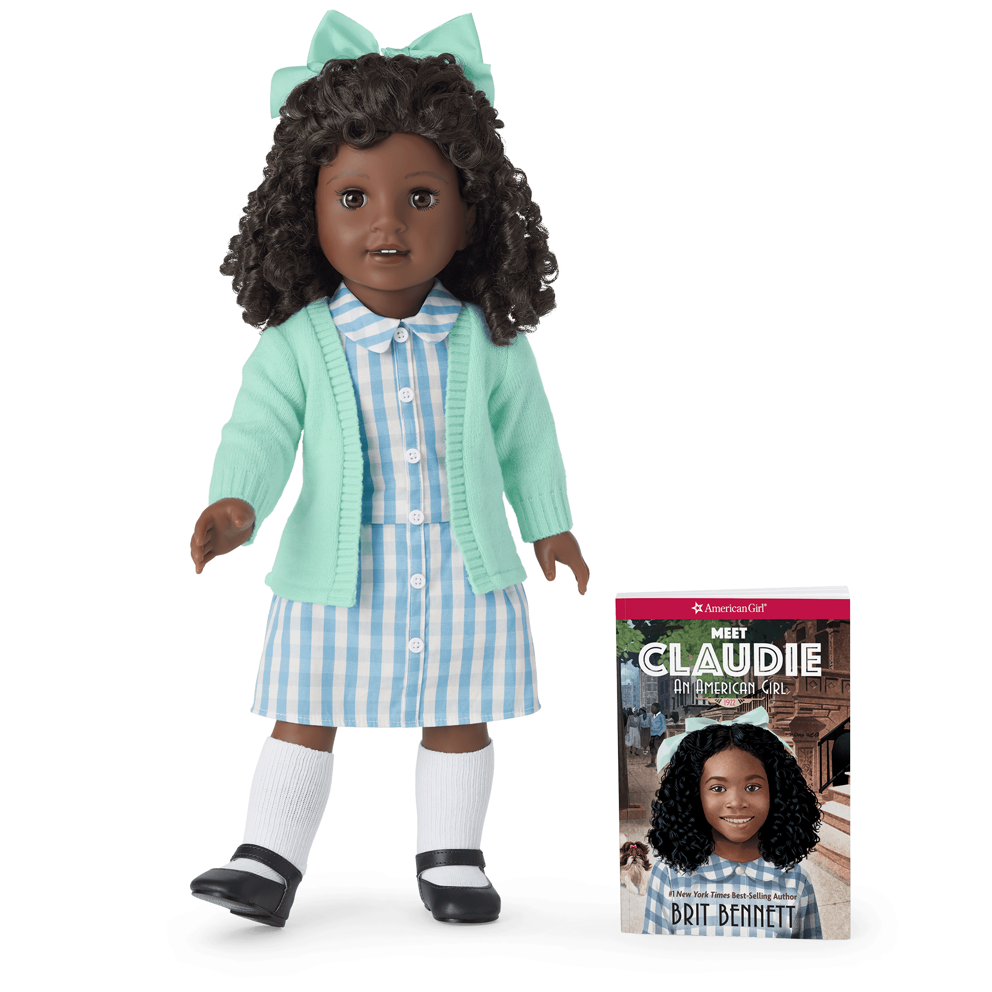 Claudie Wells™ 18-inch Doll, Book, Accessories & Scooter (Historical Characters)
