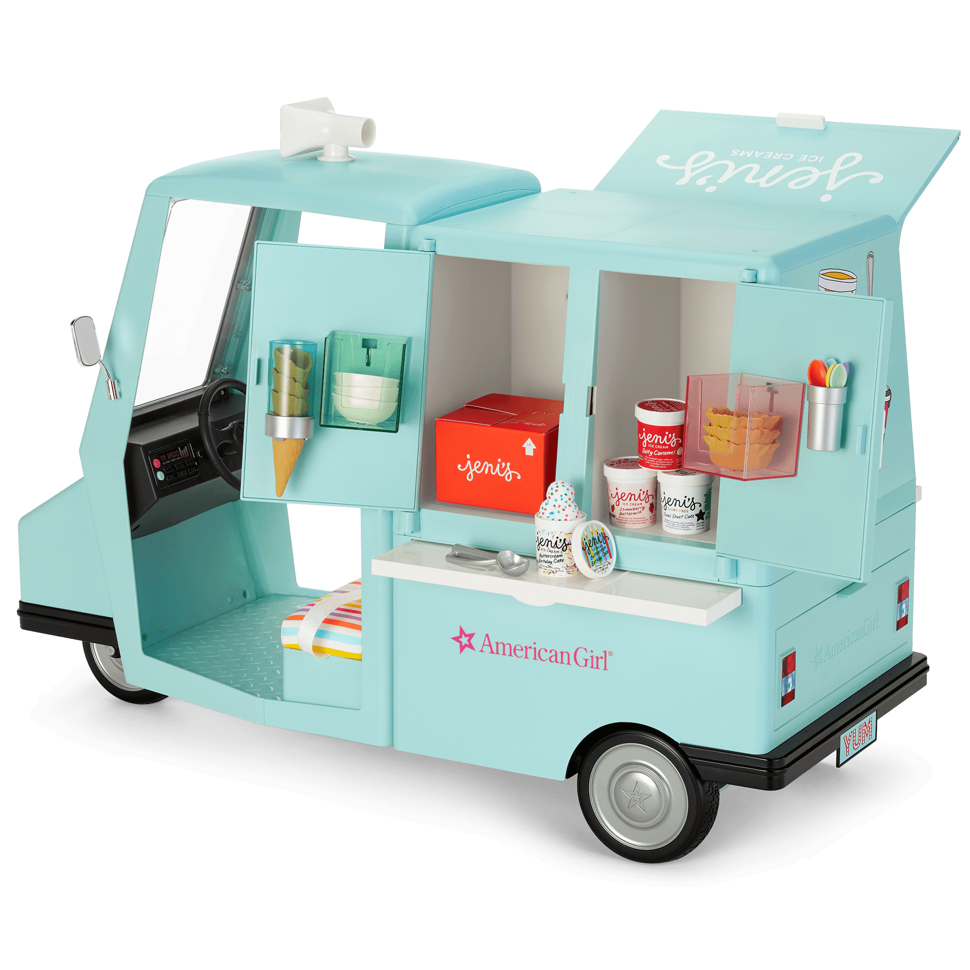 Barbie doll ice cream truck clearance
