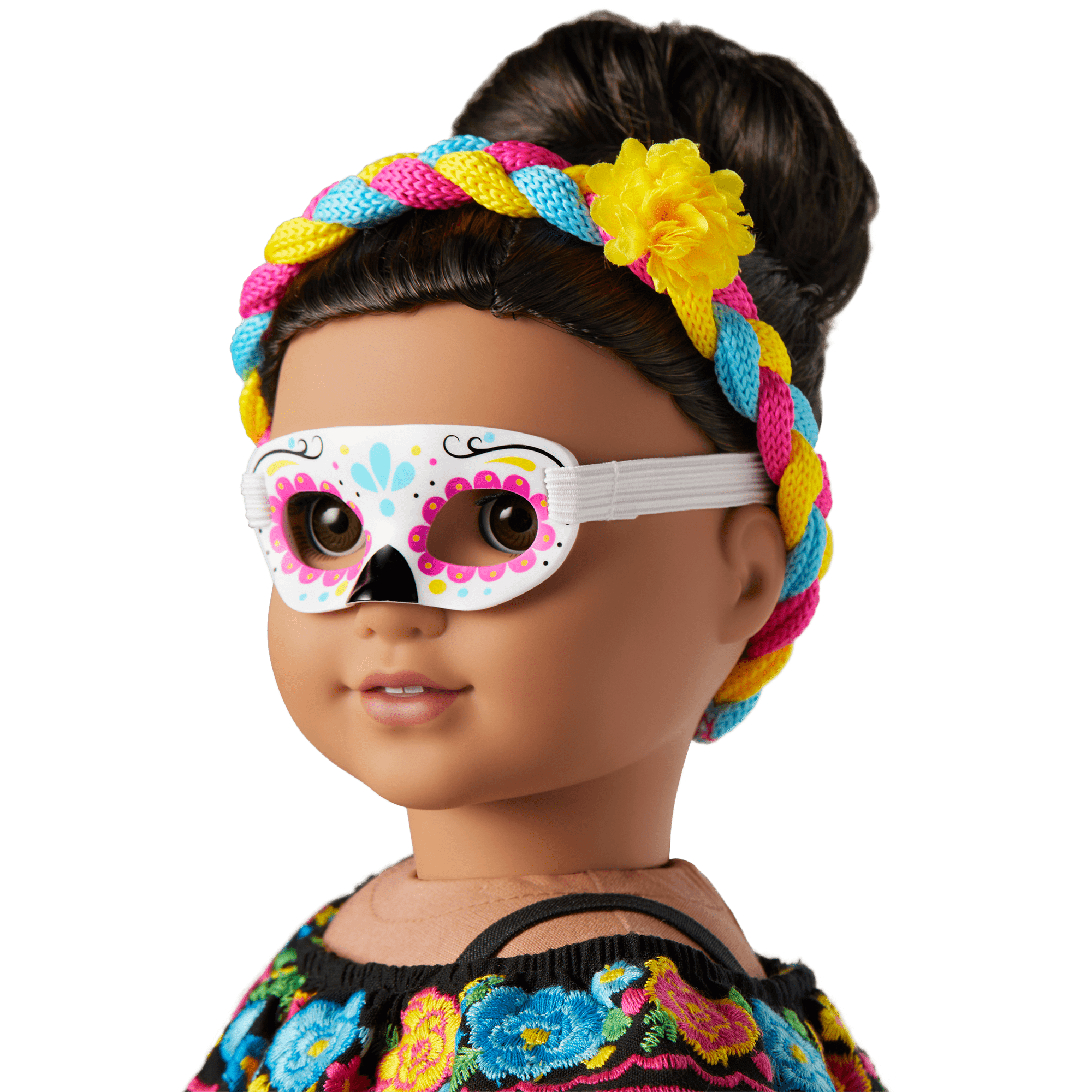 Día de Muertos Celebration Outfit for 18-inch Dolls