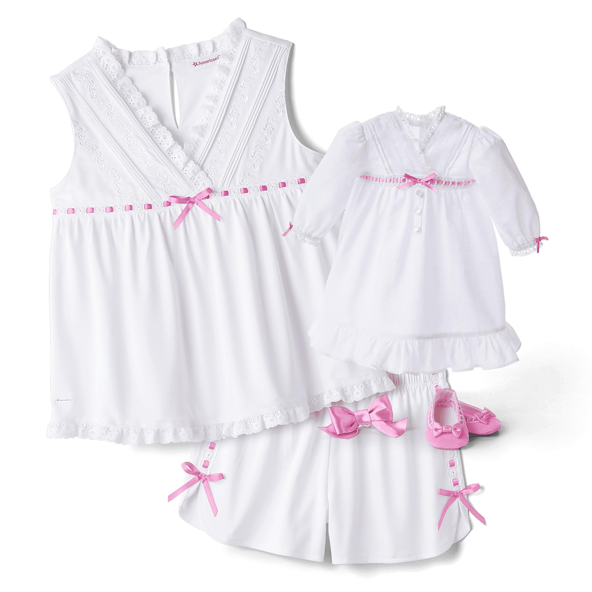 Rebecca's™ Pajamas for Girls and 18-inch Dolls (Historical Characters)