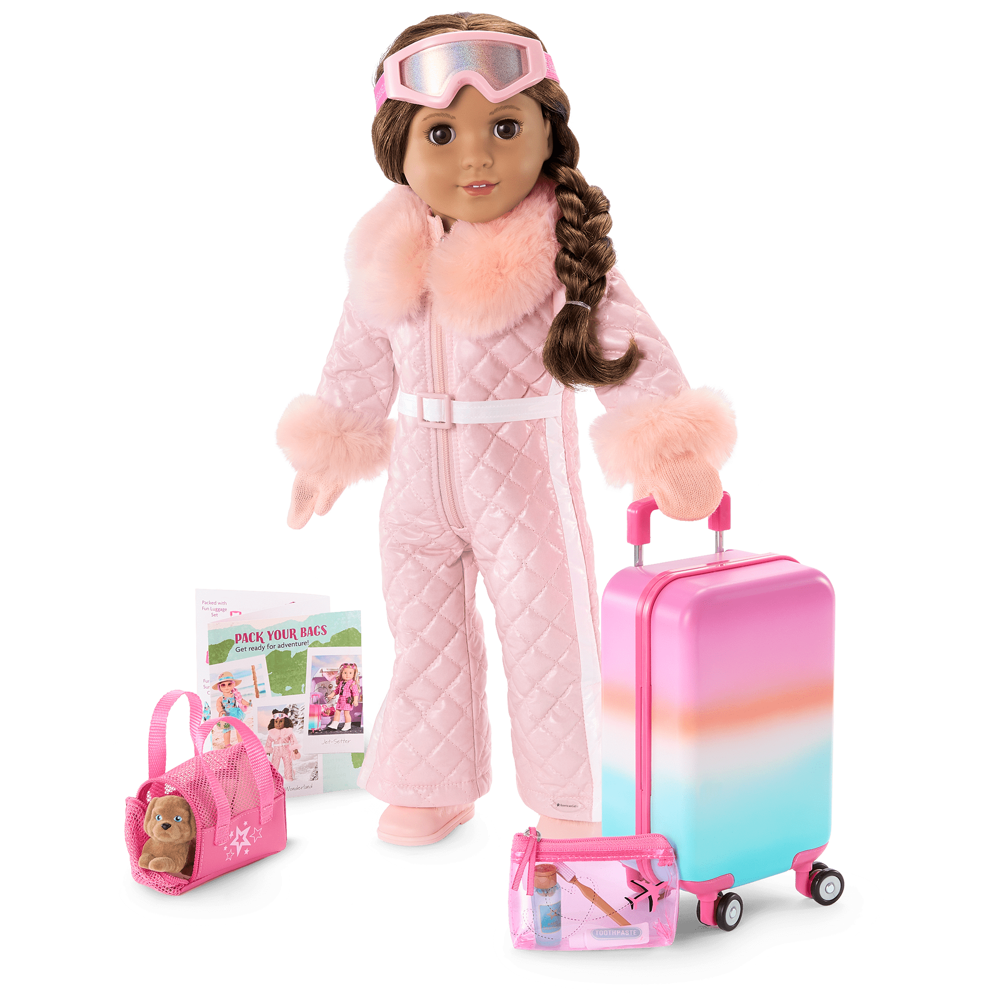 American girl doll rolling suitcase shop
