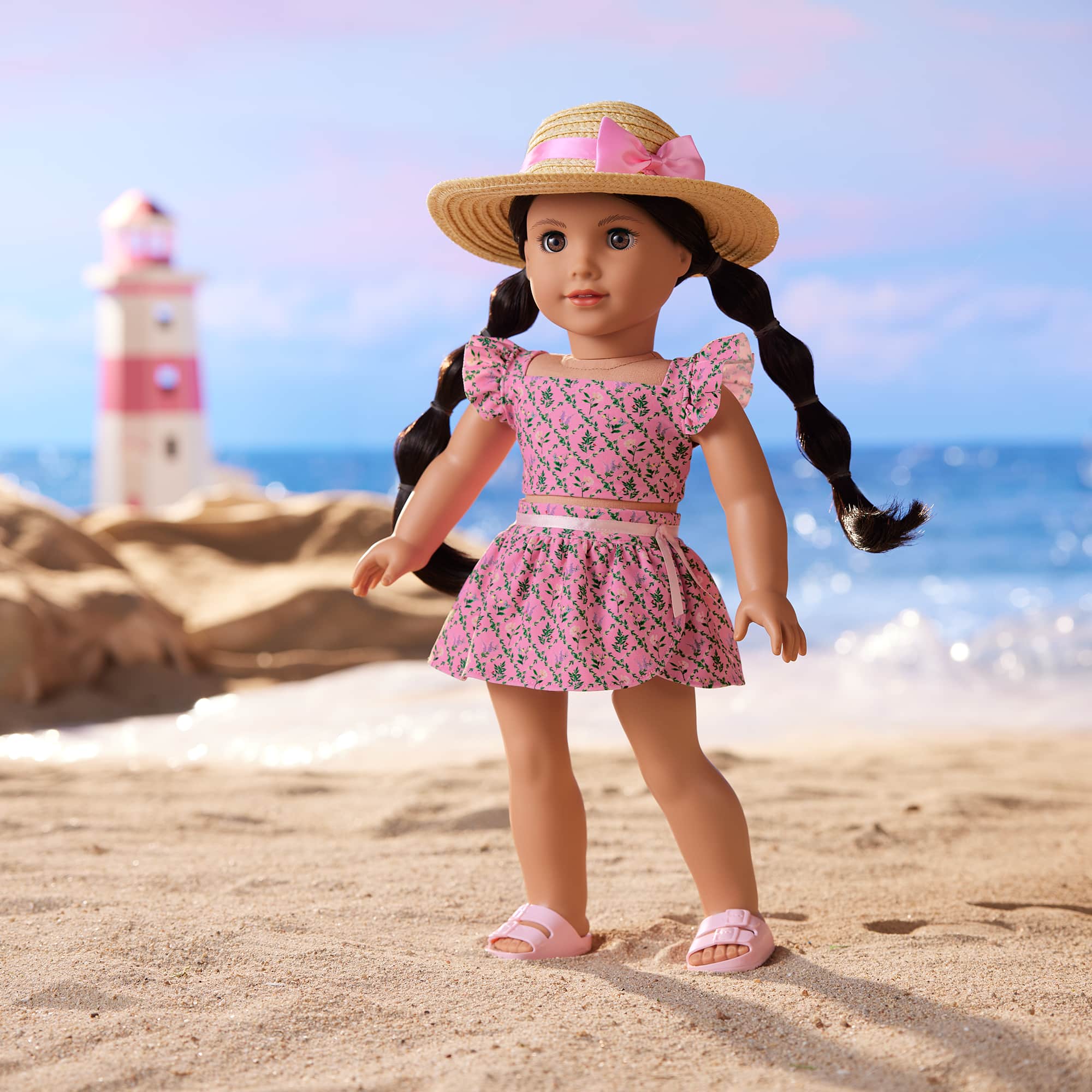 Raquel's™ Beach Outfit for 18-inch Dolls (Girl of the Year™ 2026)