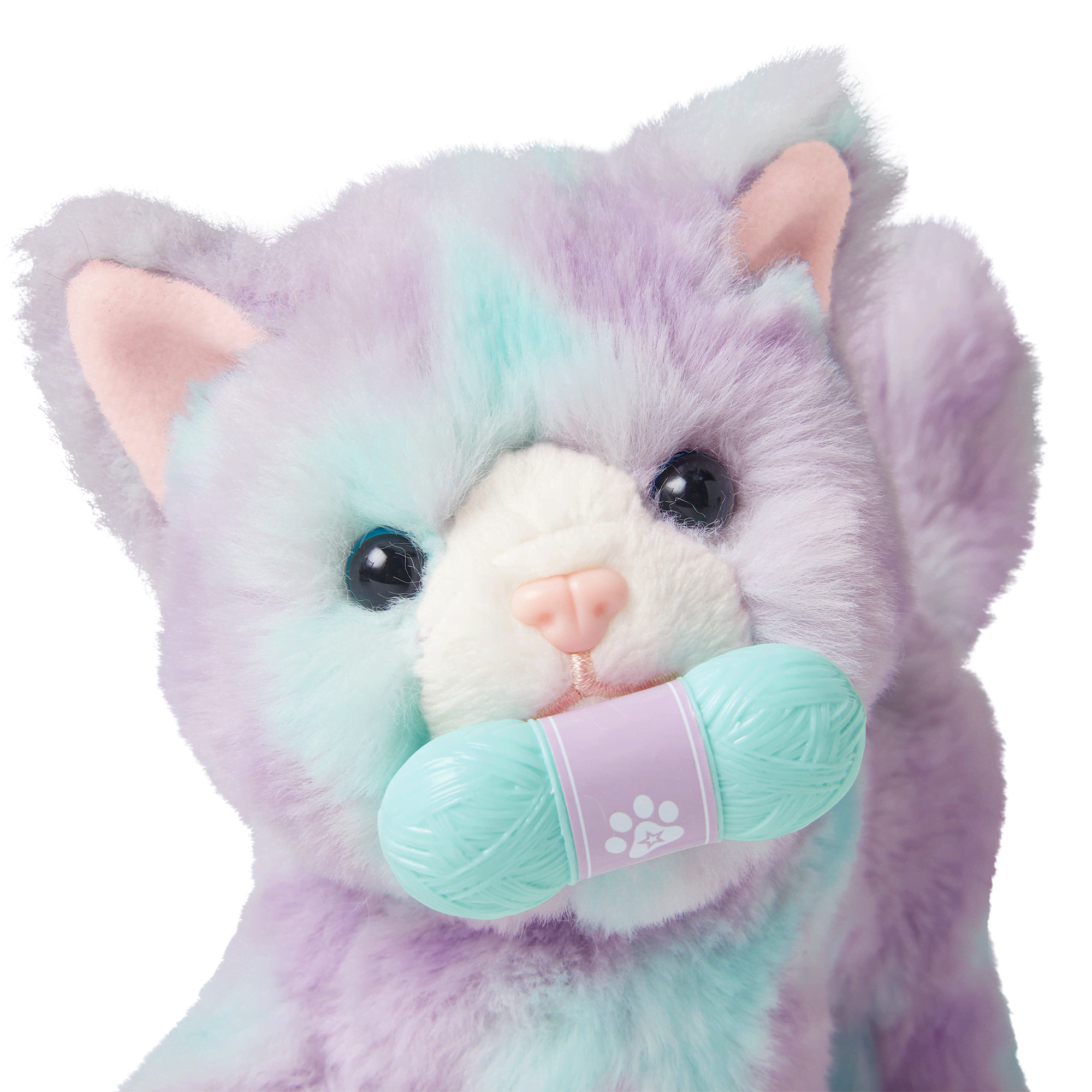 Purrpley Pink Kitty Cat for 18-inch Dolls