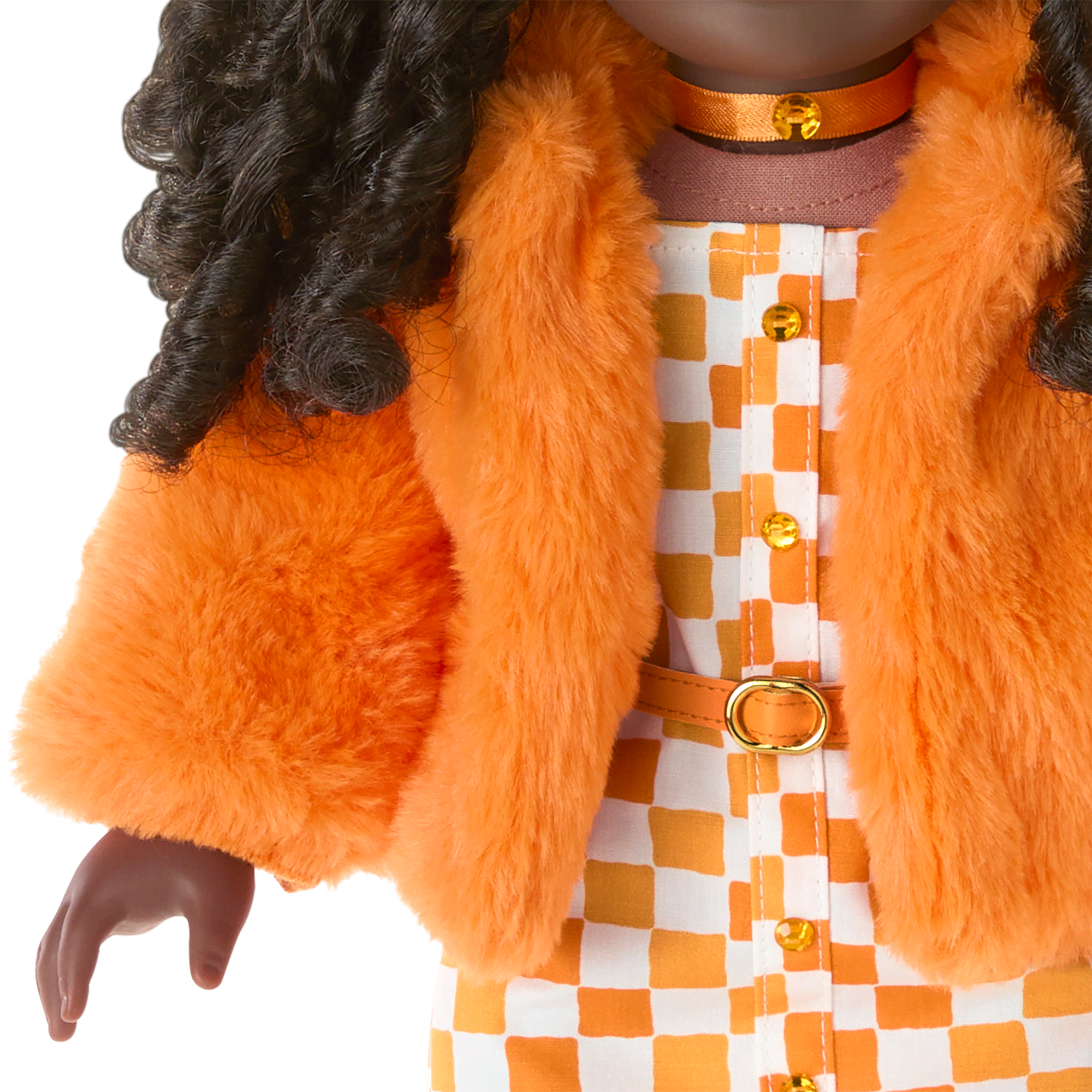 November Shimmering Citrine Outfit for 18-inch Dolls