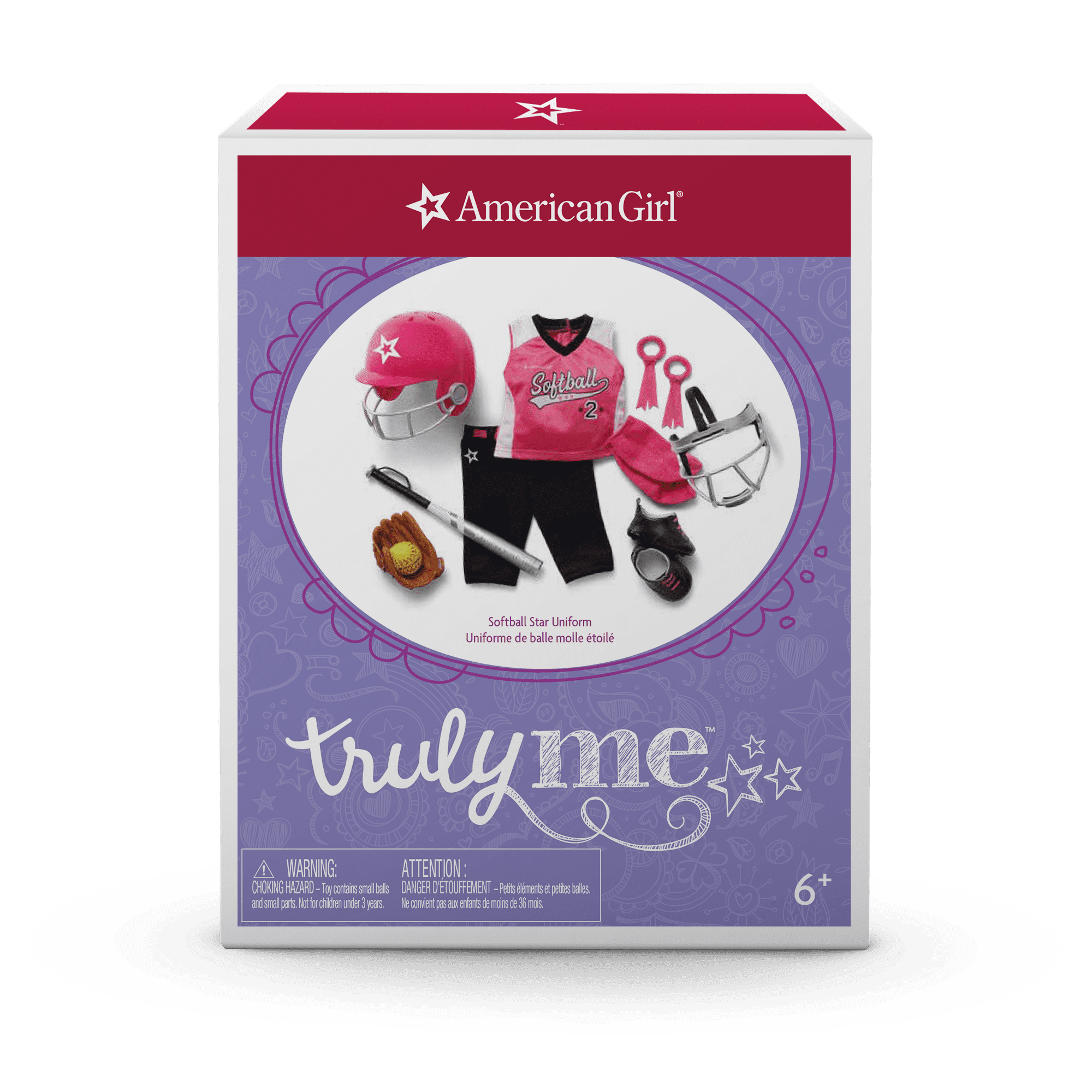 Softball Star Uniform for 18-inch Dolls