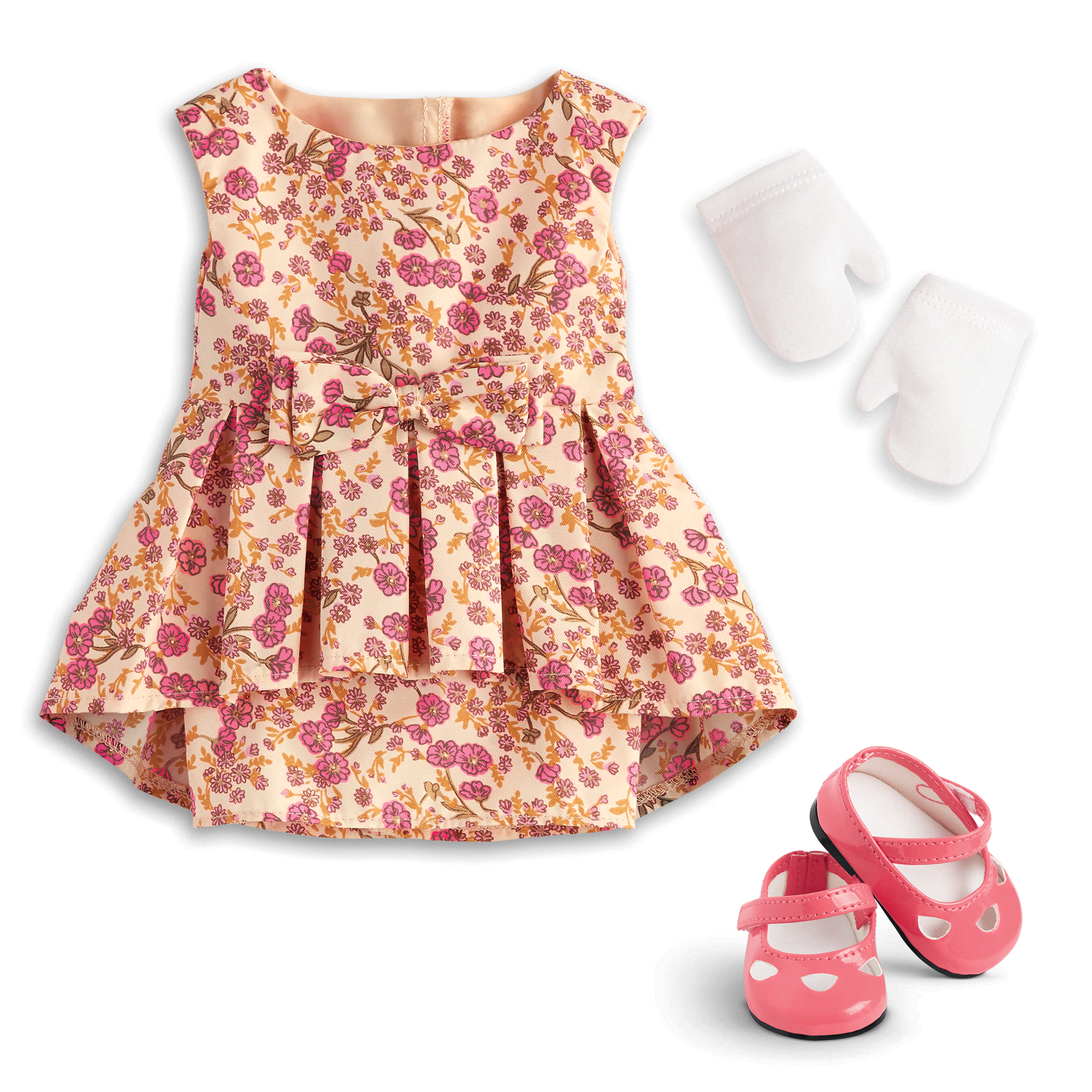 Melody’s™ Fancy Floral Dress for 18-inch Dolls (Historical Characters)