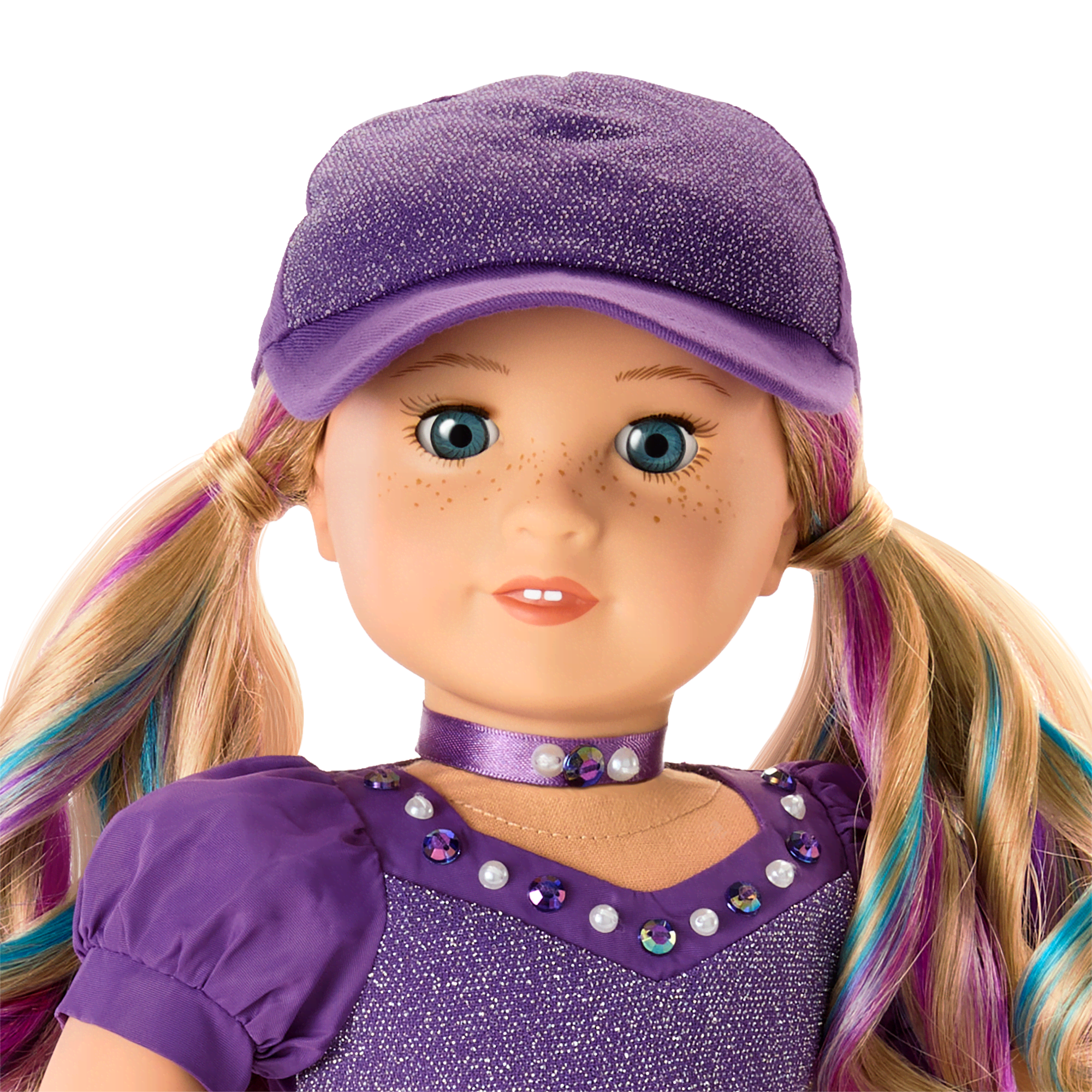 June Exquisite Alexandrite Outfit for 18-inch Dolls