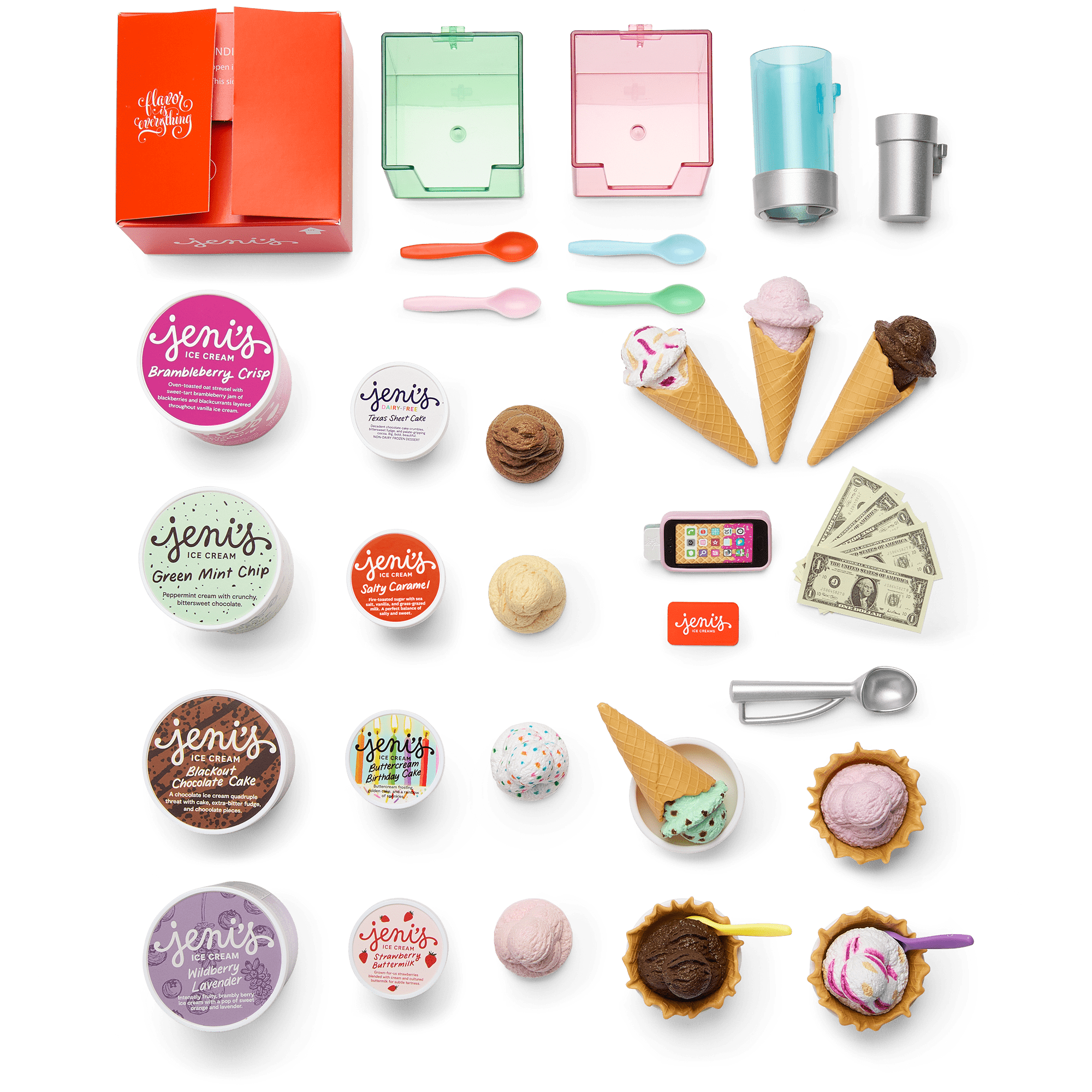 American Girl® x Jeni's Full of Flavor Ice Cream Truck for 18-inch Dolls