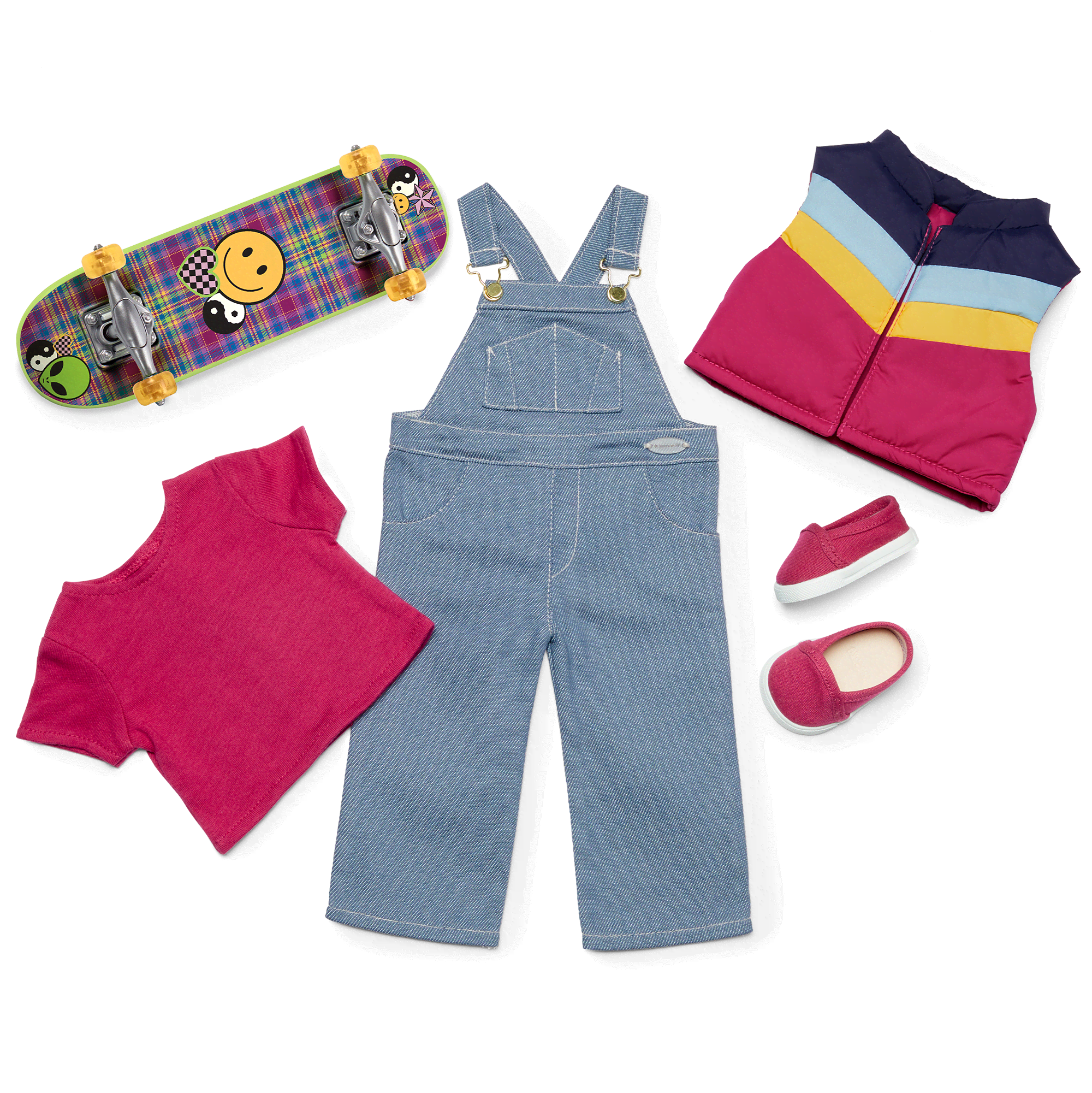 Nicki’s™ Skateboarding Outfit for 18-inch Dolls (Historical Characters)