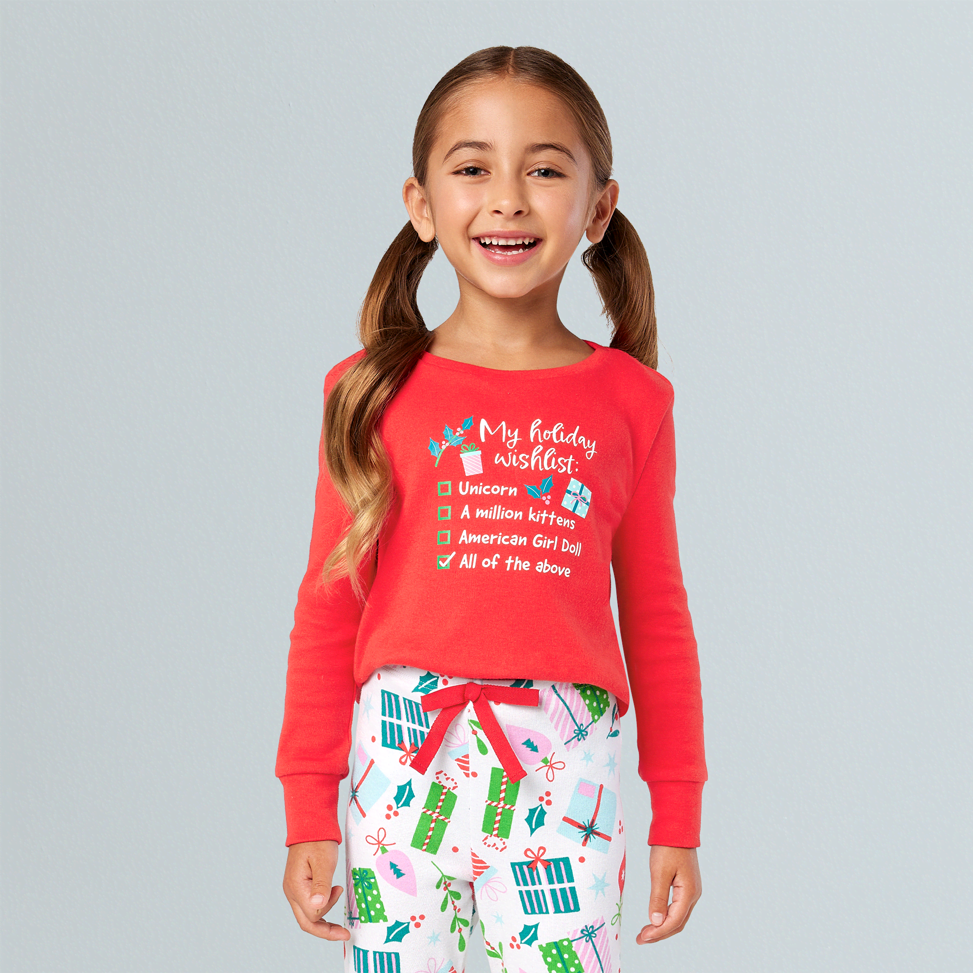 Holiday Wish List PJs for Little Girls
