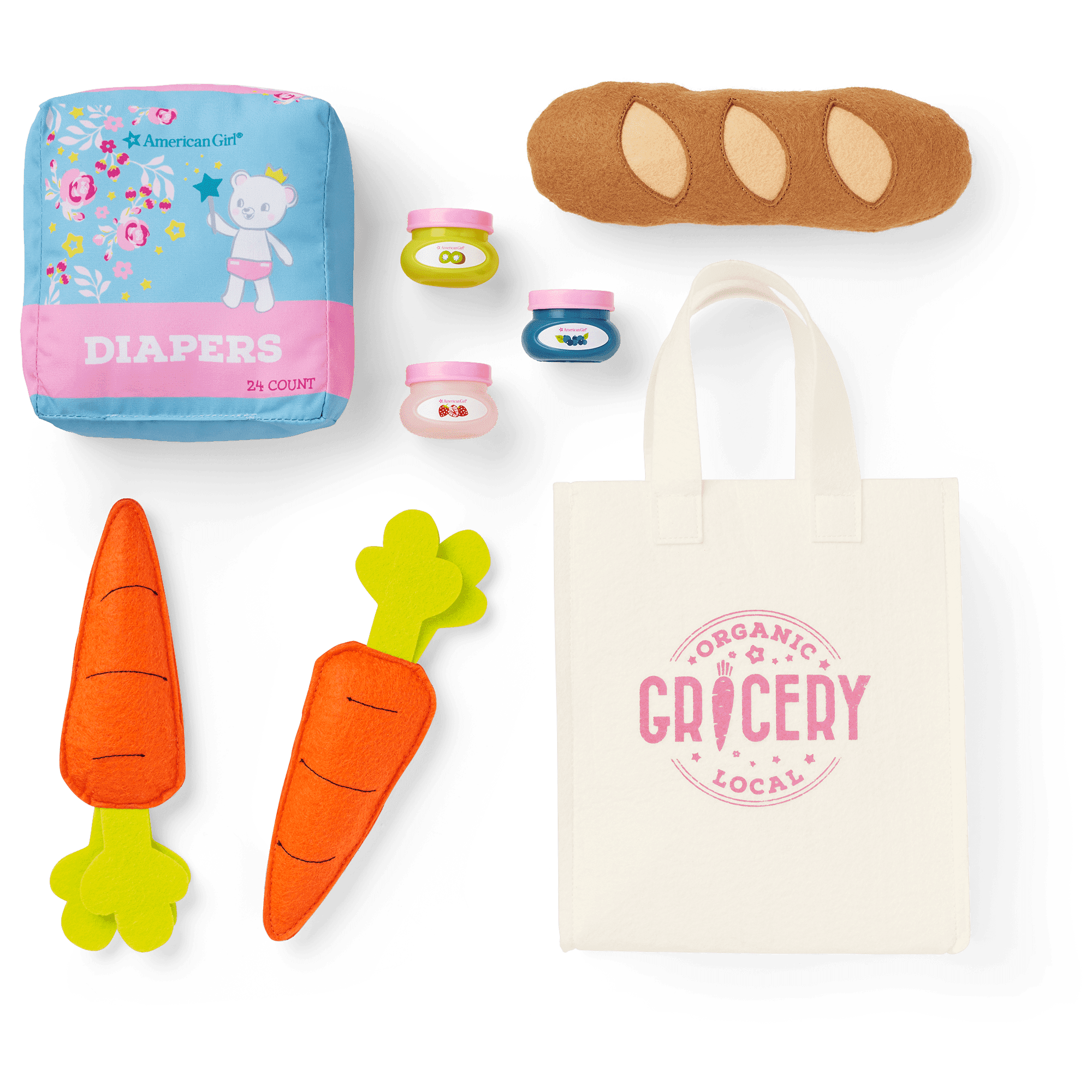 Bitty's™ Shopping Cart & Groceries