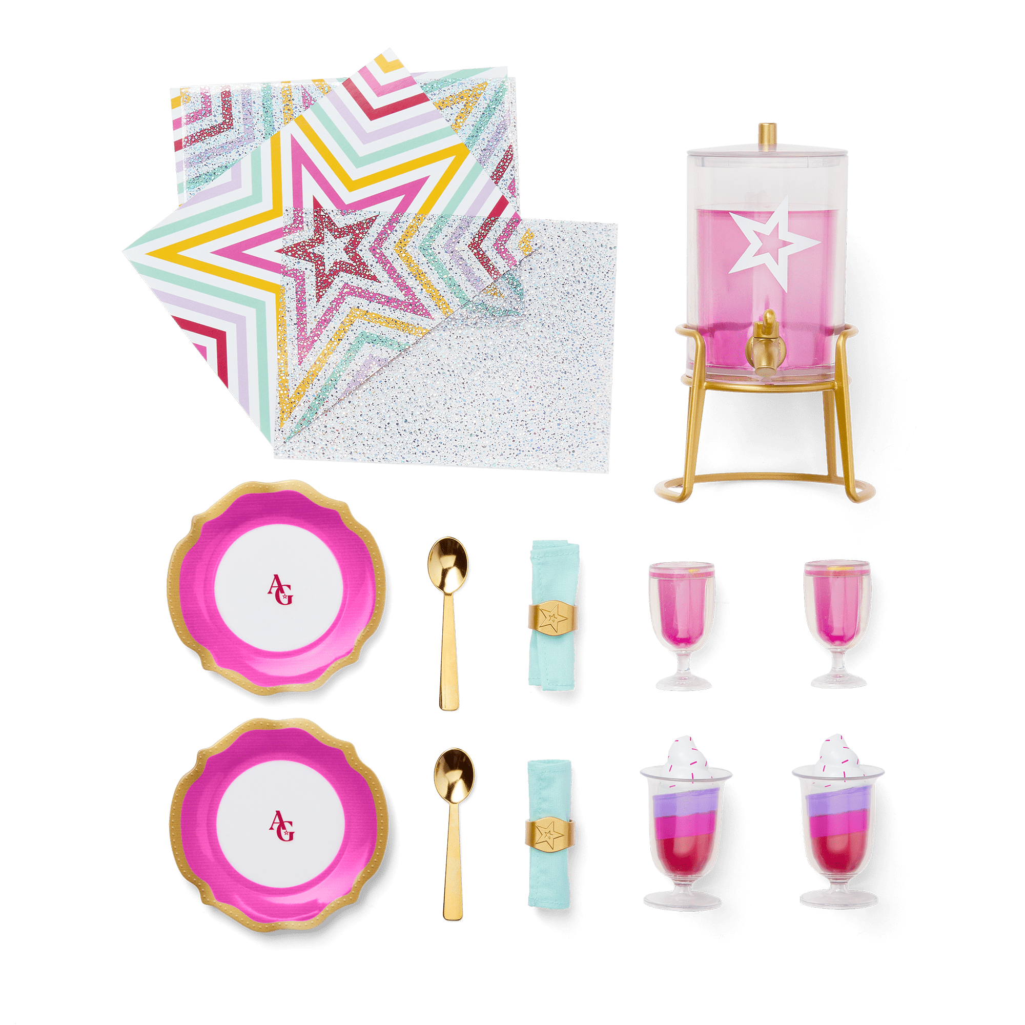 アメリカンガール　American Girl 冷蔵庫　テーブル　フードセット American Girl Kitchen Set Truly Me Kitchen Cuisine