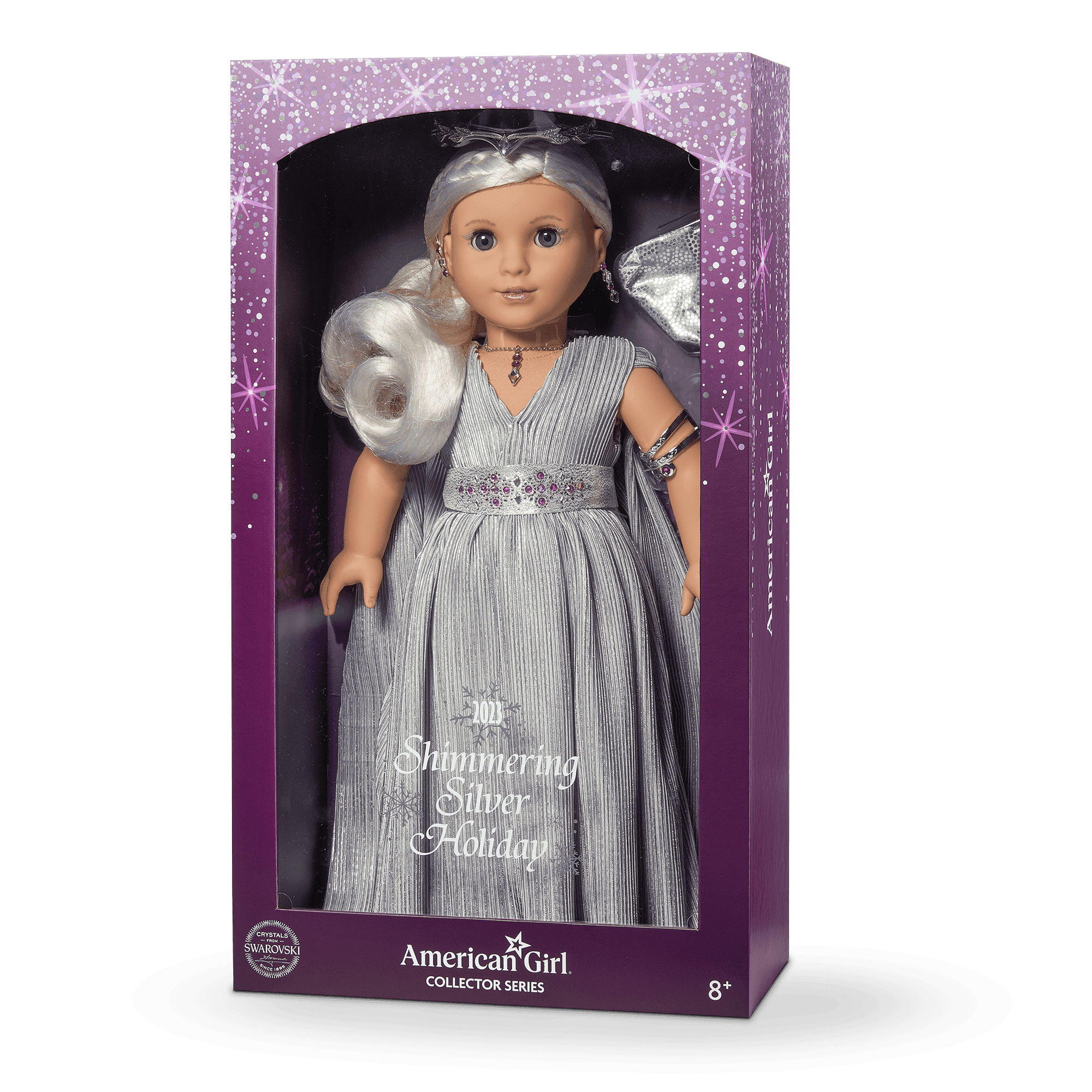 American Girl® 2023 Shimmering Silver Holiday Collector Doll